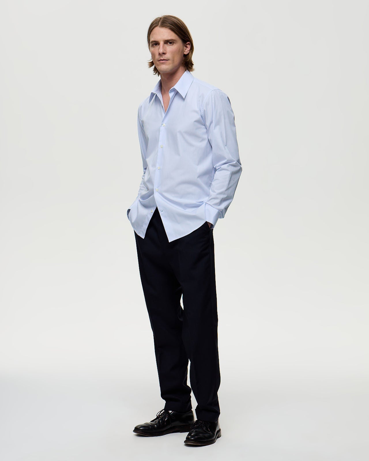 HANOVRE Shirt – White/Azure