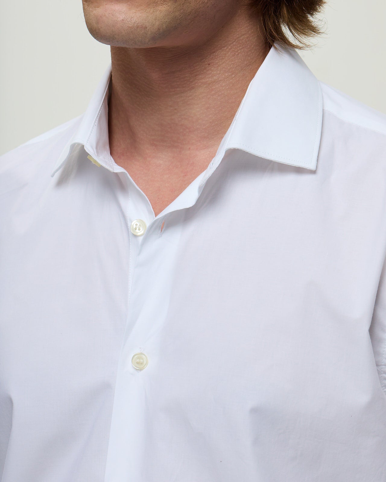 POPELINE Shirt – White