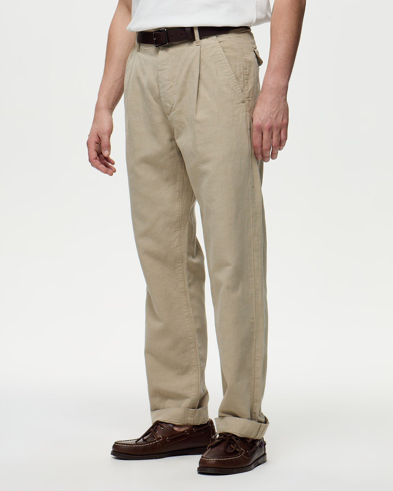 DIEGO Tencel/Linen Chino - Bamboo Beige