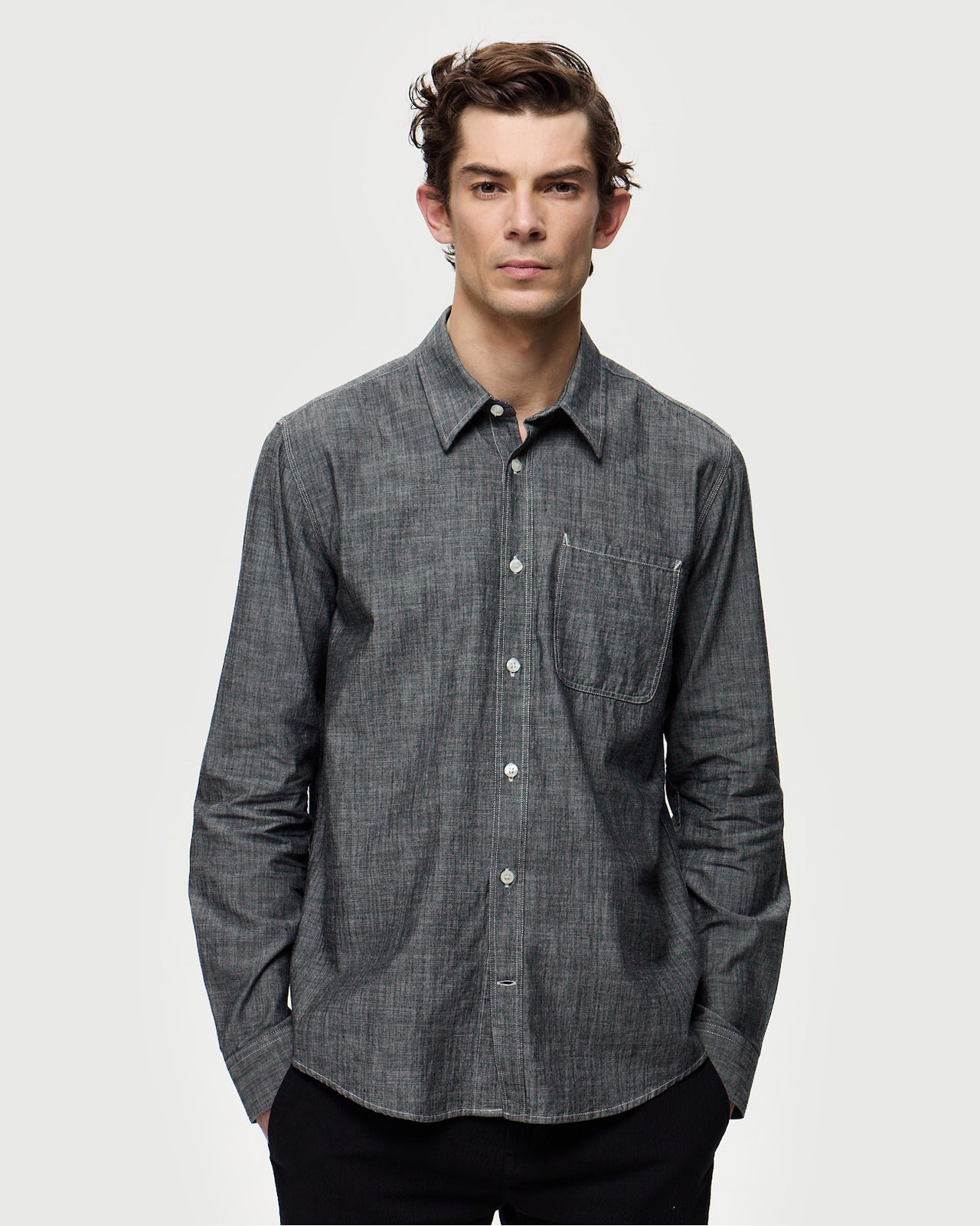 HANOI Shirt – Black Denim