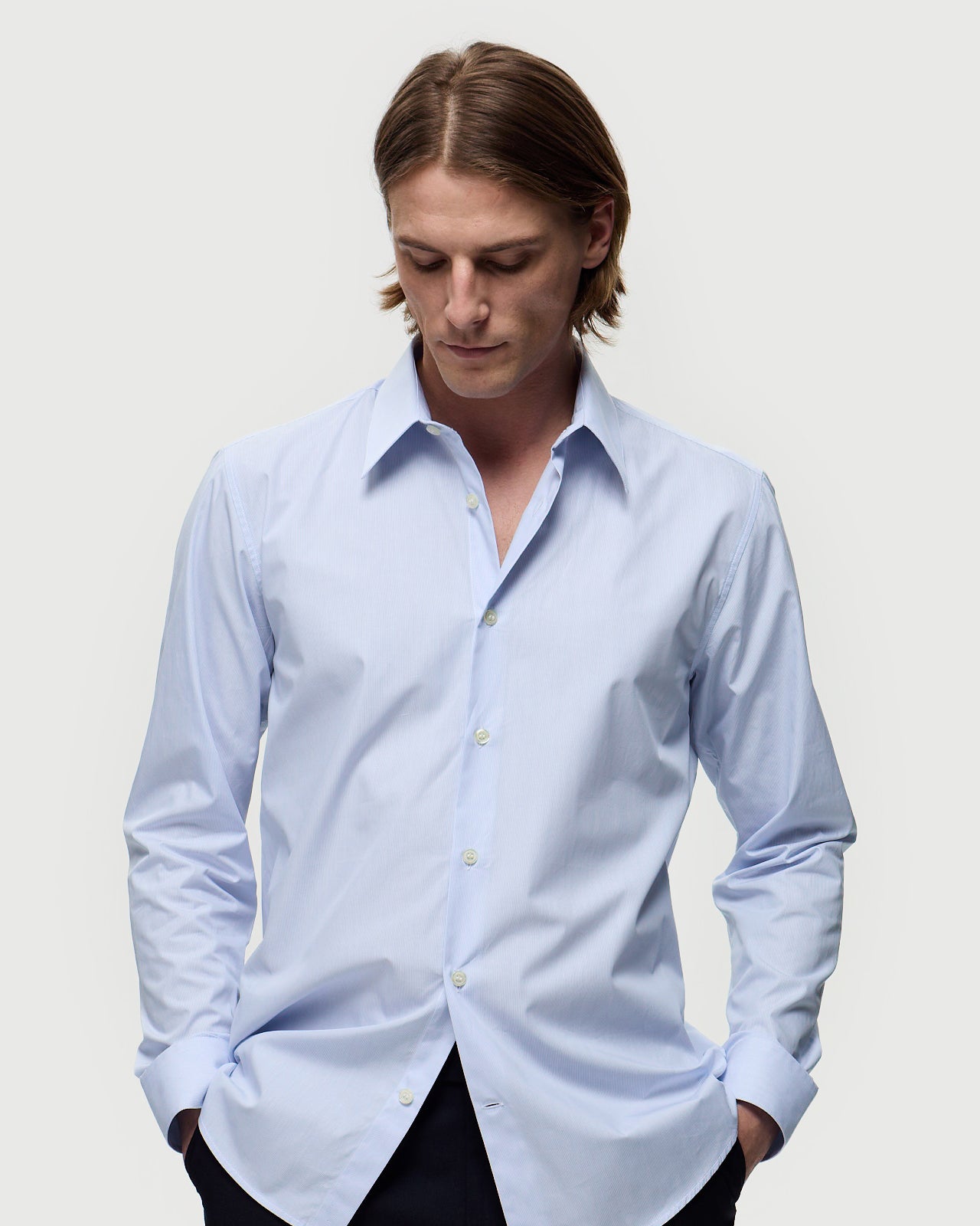 HANOVRE Shirt – White/Azure