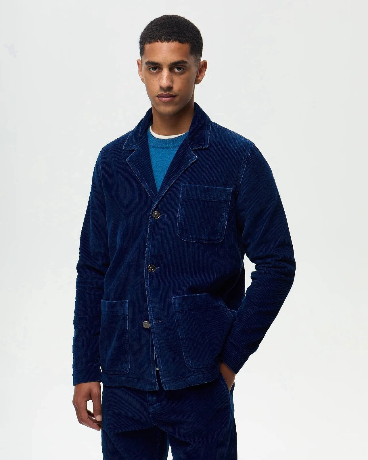 GEHRY Architect Corduroy Jacket – Medium Indigo