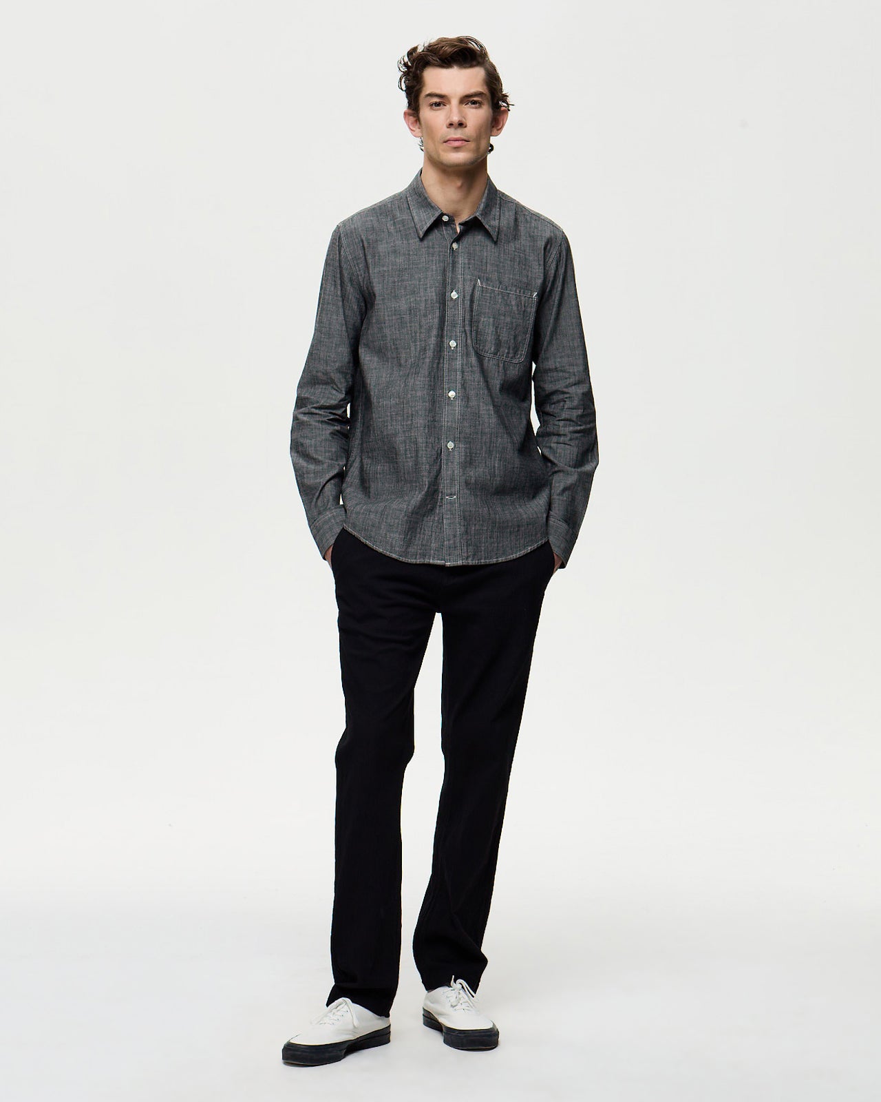 HANOI Shirt – Black Denim