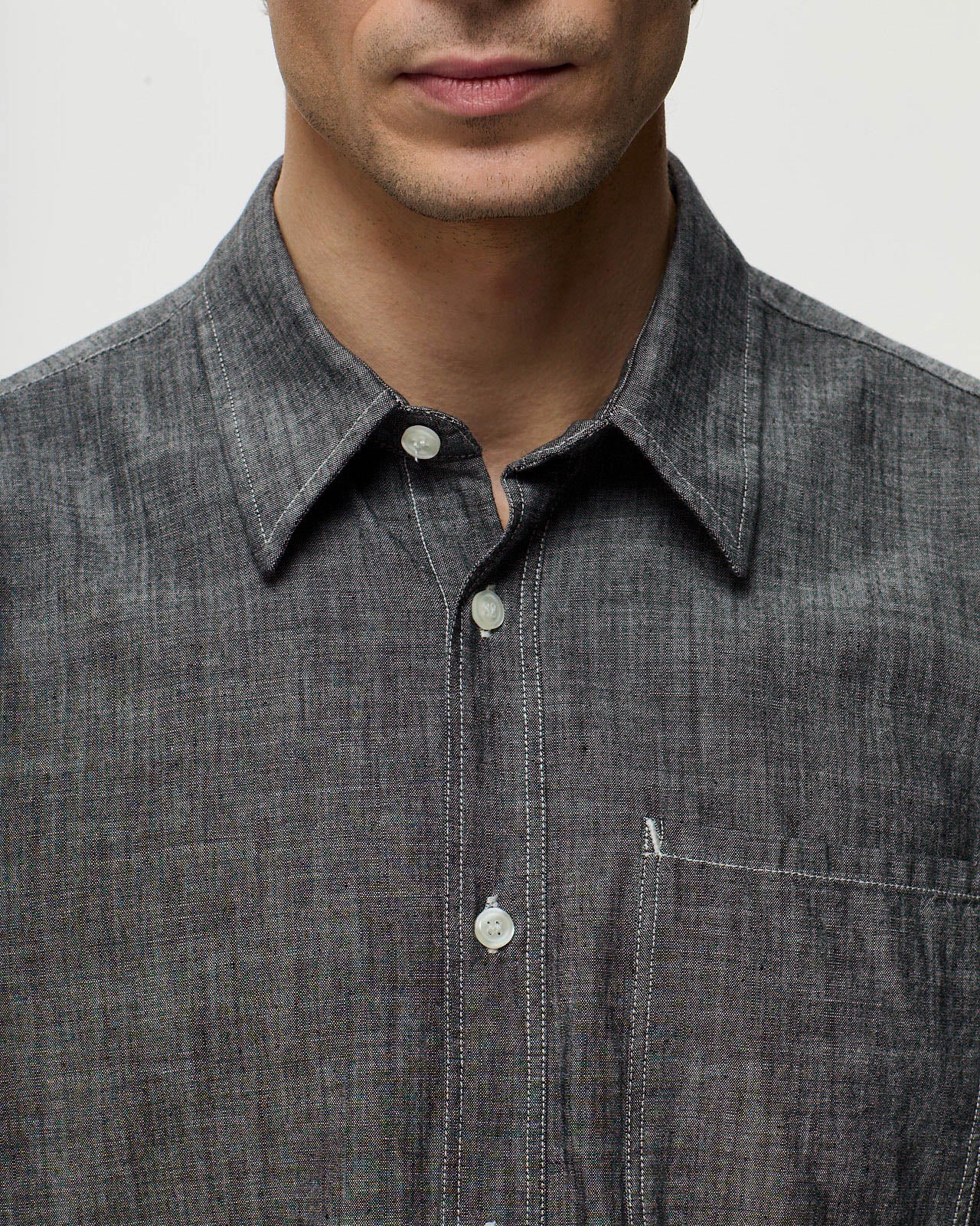 HANOI Shirt – Black Denim