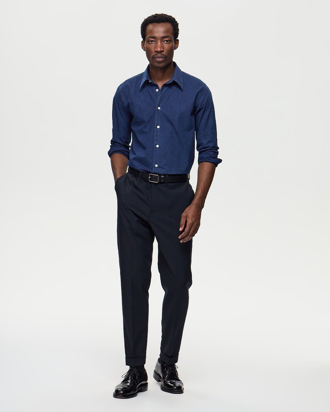 HIPPOLYTE Shirt – Stonewashed Denim