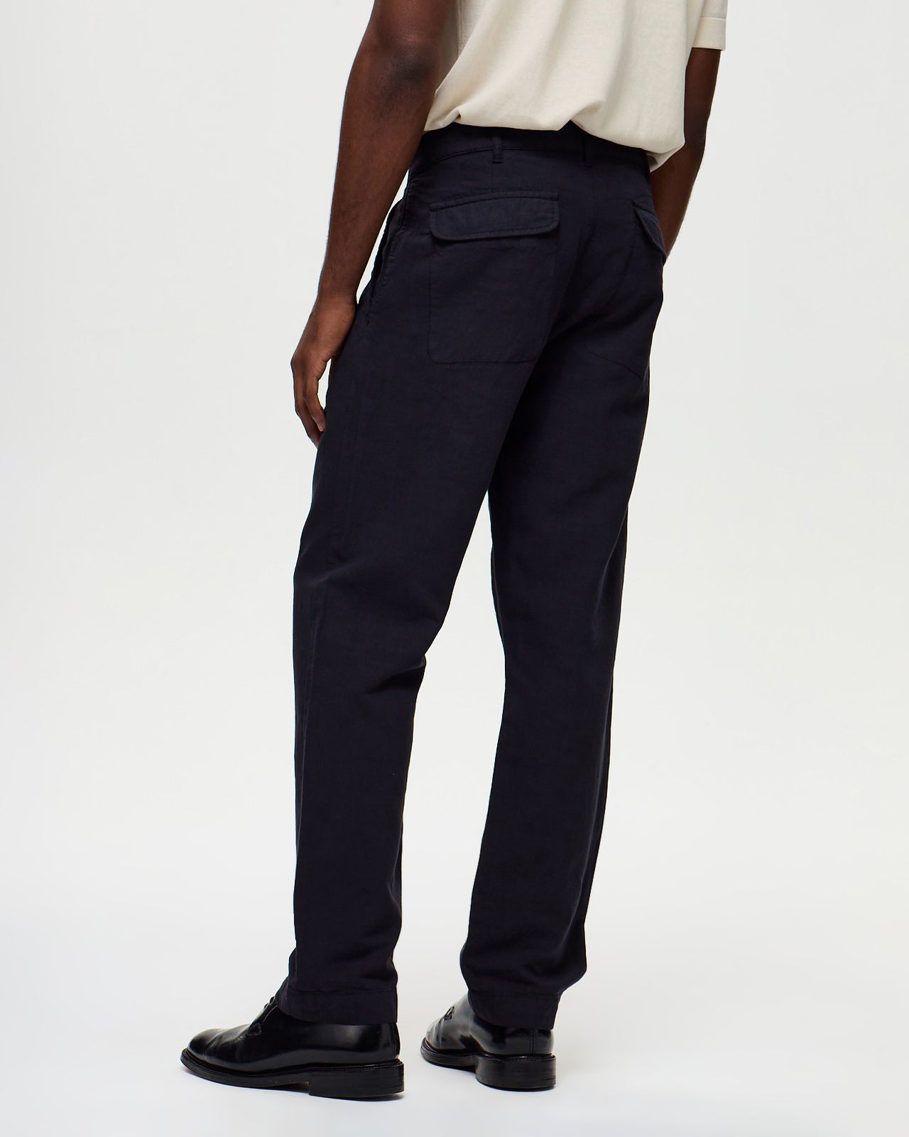 DIEGO Tencel/Linen Chino - Dark Navy