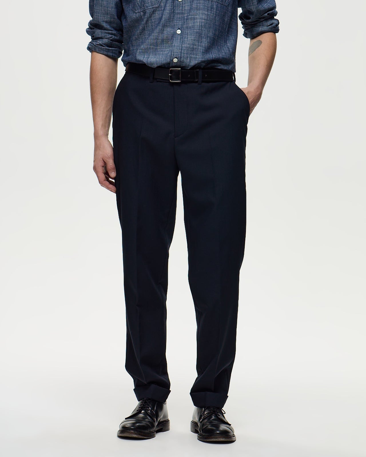 HADRIEN P Suit Pants - Dark Navy