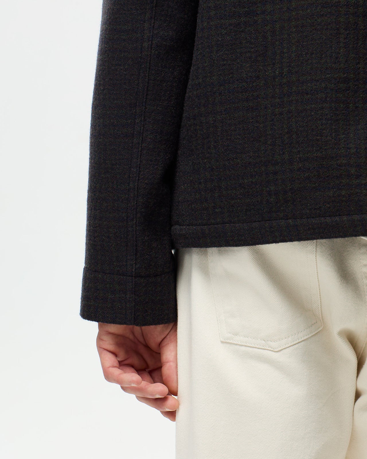 RIVOLI CHECKED Jacket - Khaki/Ink