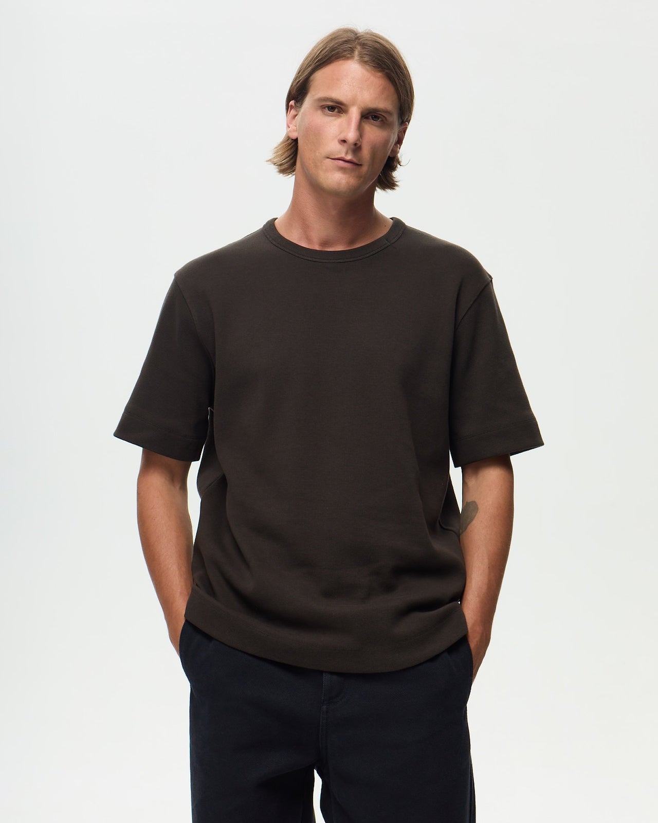HOLBOX Milano T-shirt - Truffle Brown