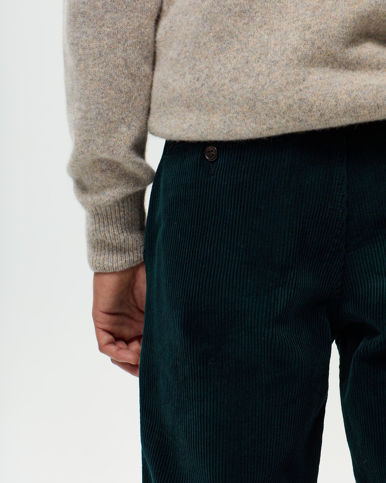 EMERSON Corduroy Chino – Cedar Green