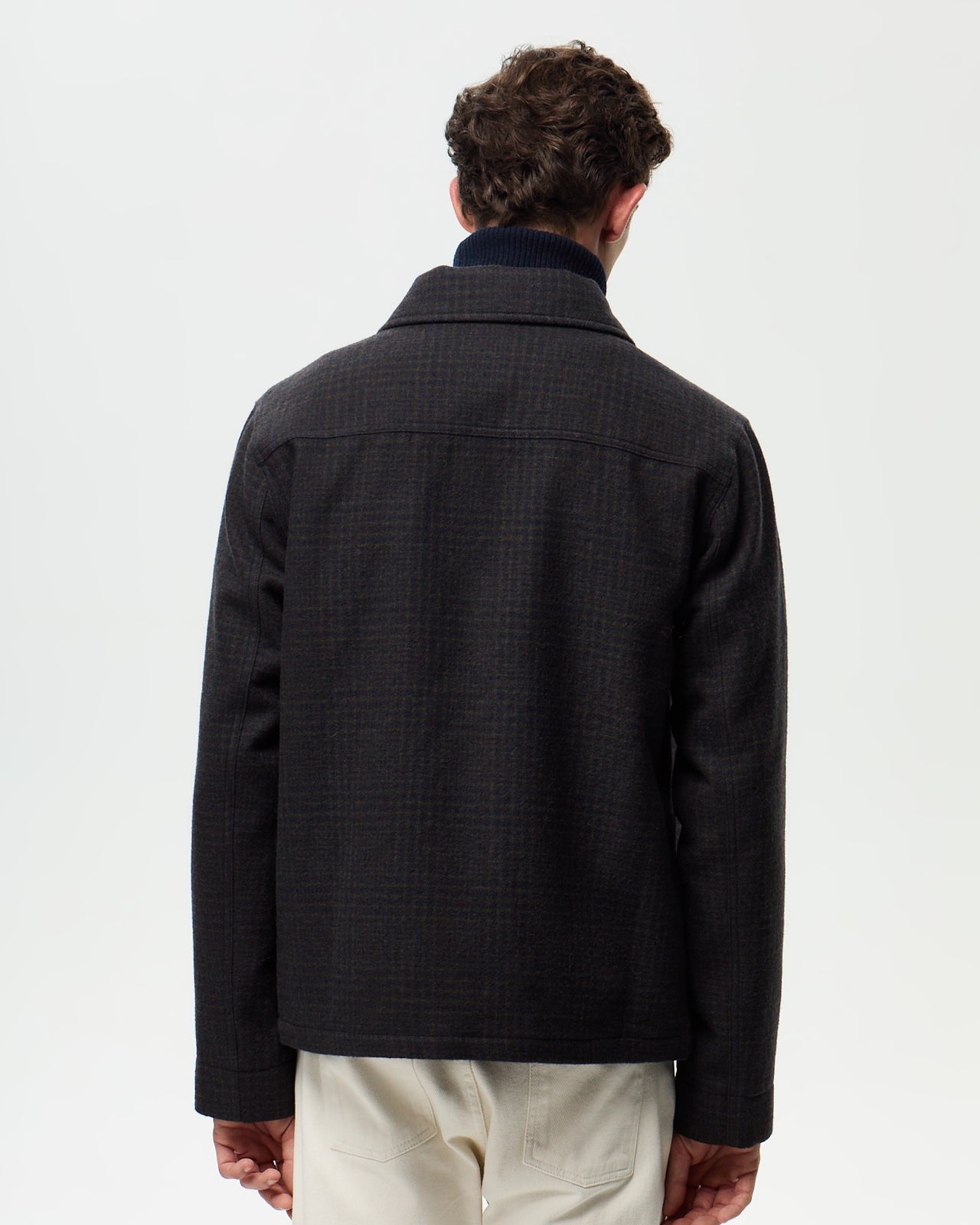 RIVOLI CHECKED Jacket - Khaki/Ink