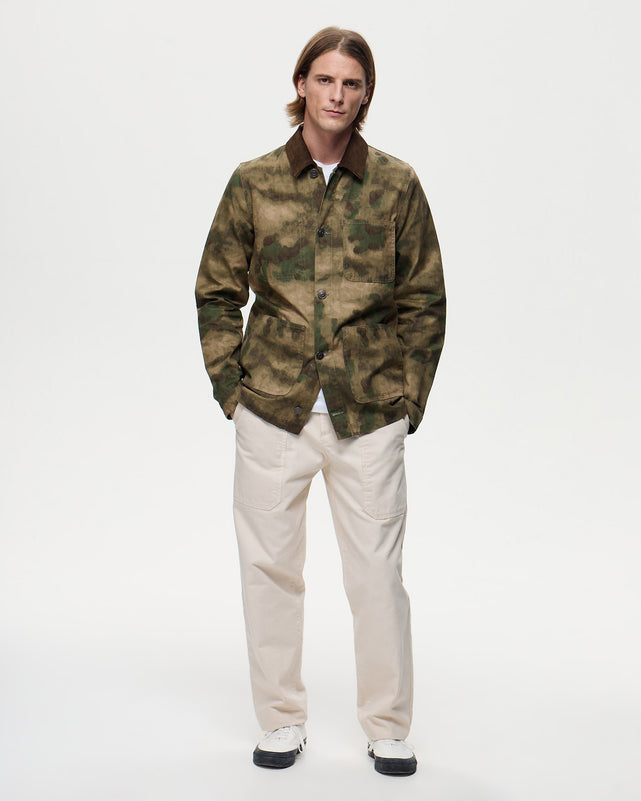 HUDSON Painter's Jacket - Military Khaki