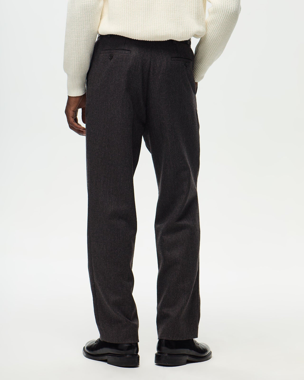 ALPHONSE Pants Chevron – Truffle/Flannel