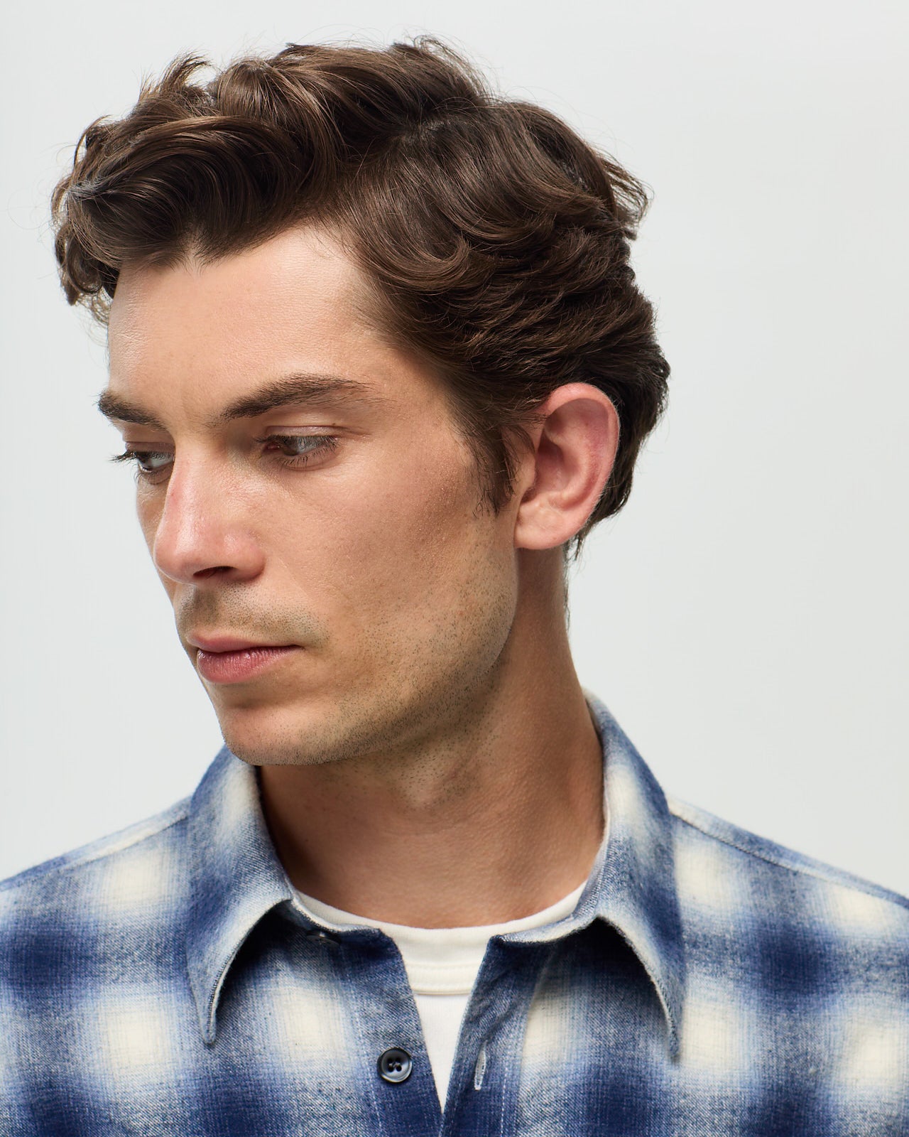 ASPEN Shirt – Ink/Ecru