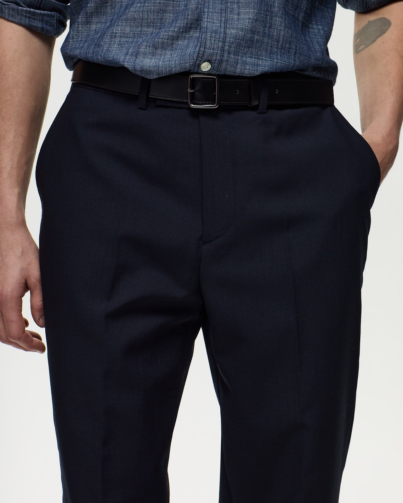 HADRIEN P Suit Pants - Dark Navy