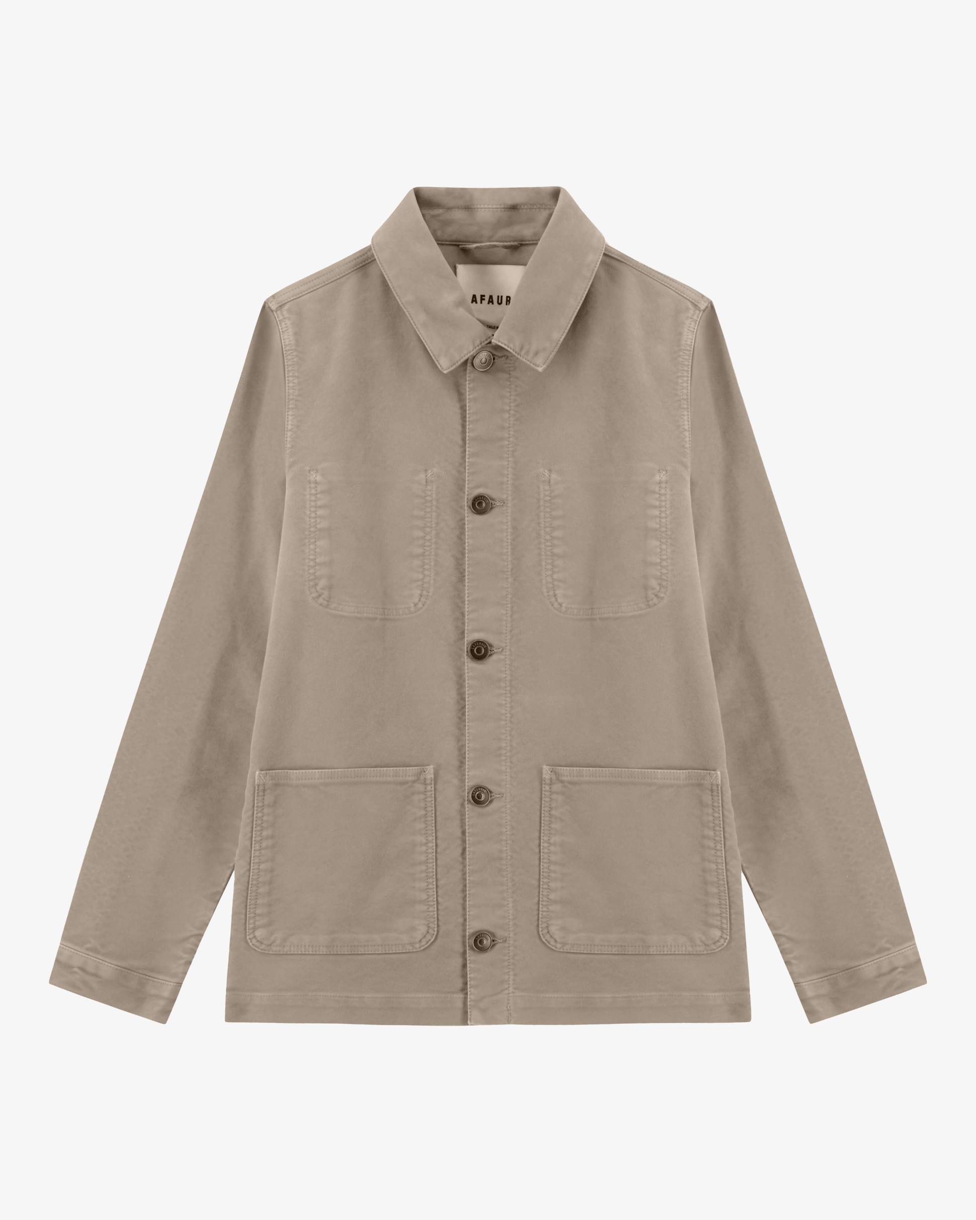 CLAUDEL Painter's jacket - Beige Cendre