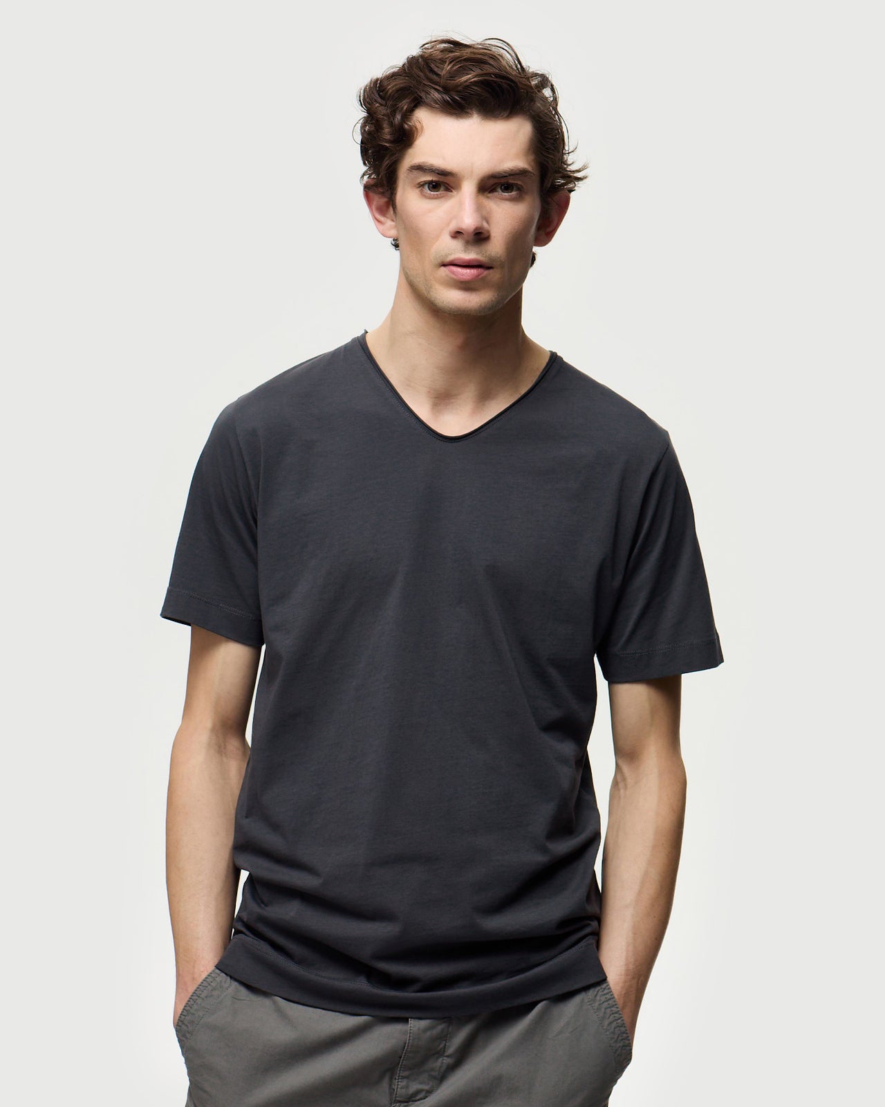 BARRY T-Shirt - Charcoal Gray