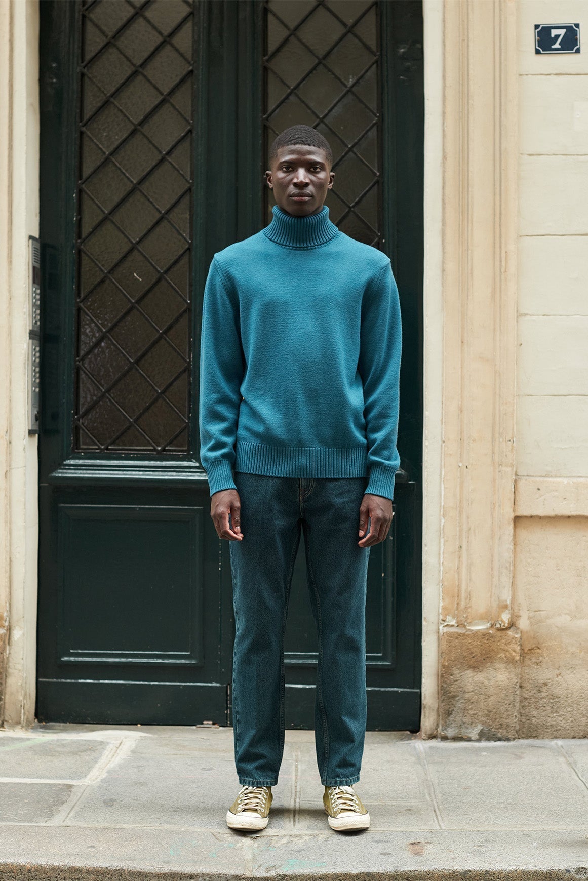 CAPRI Knitwear - Peakcock blue