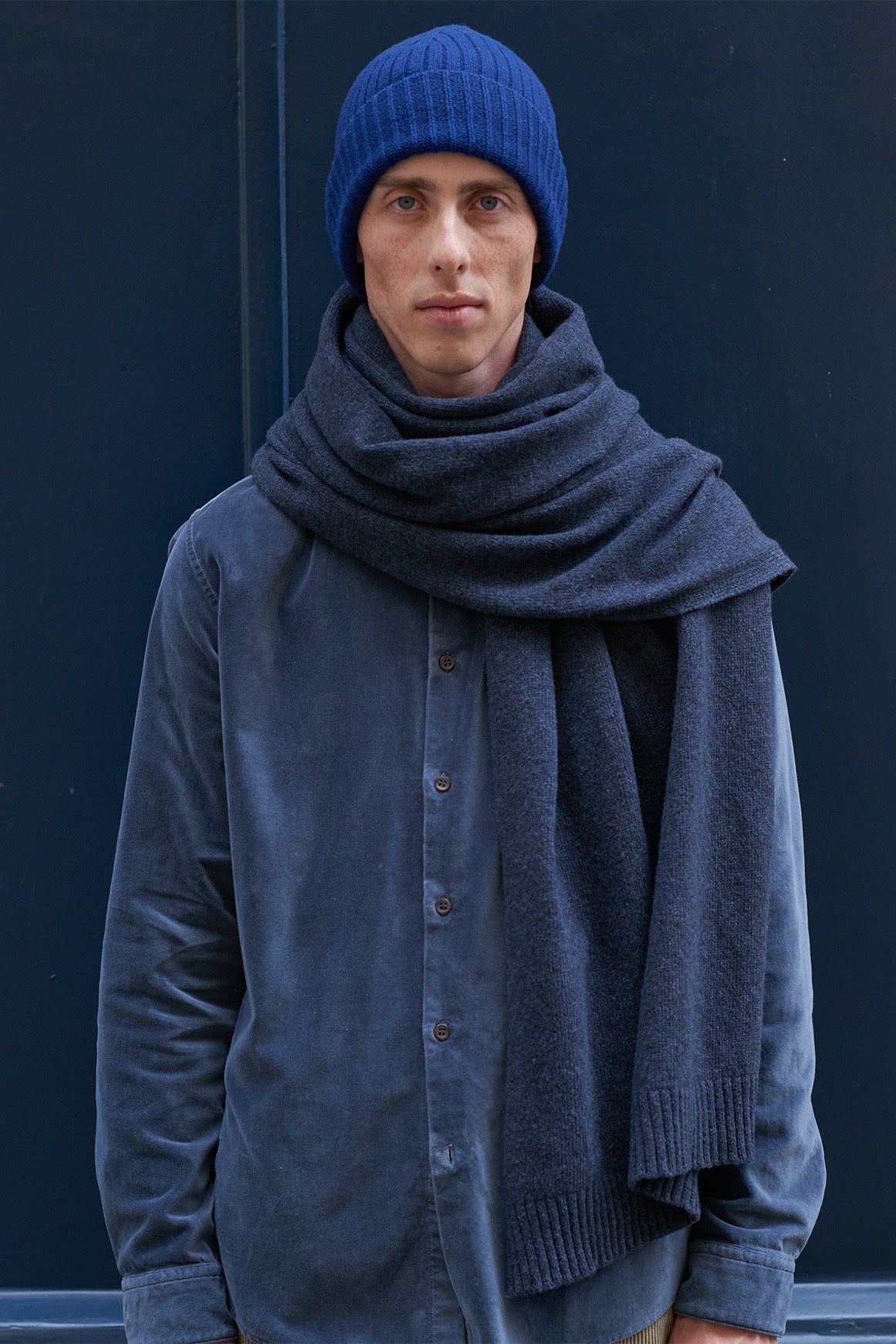 CARAGGI Scarf - Indigo