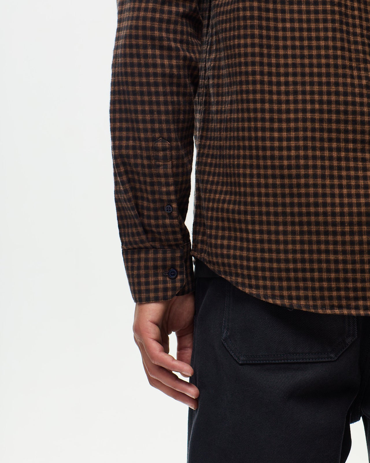 CHEYENNE Shirt – Black/Chocolate