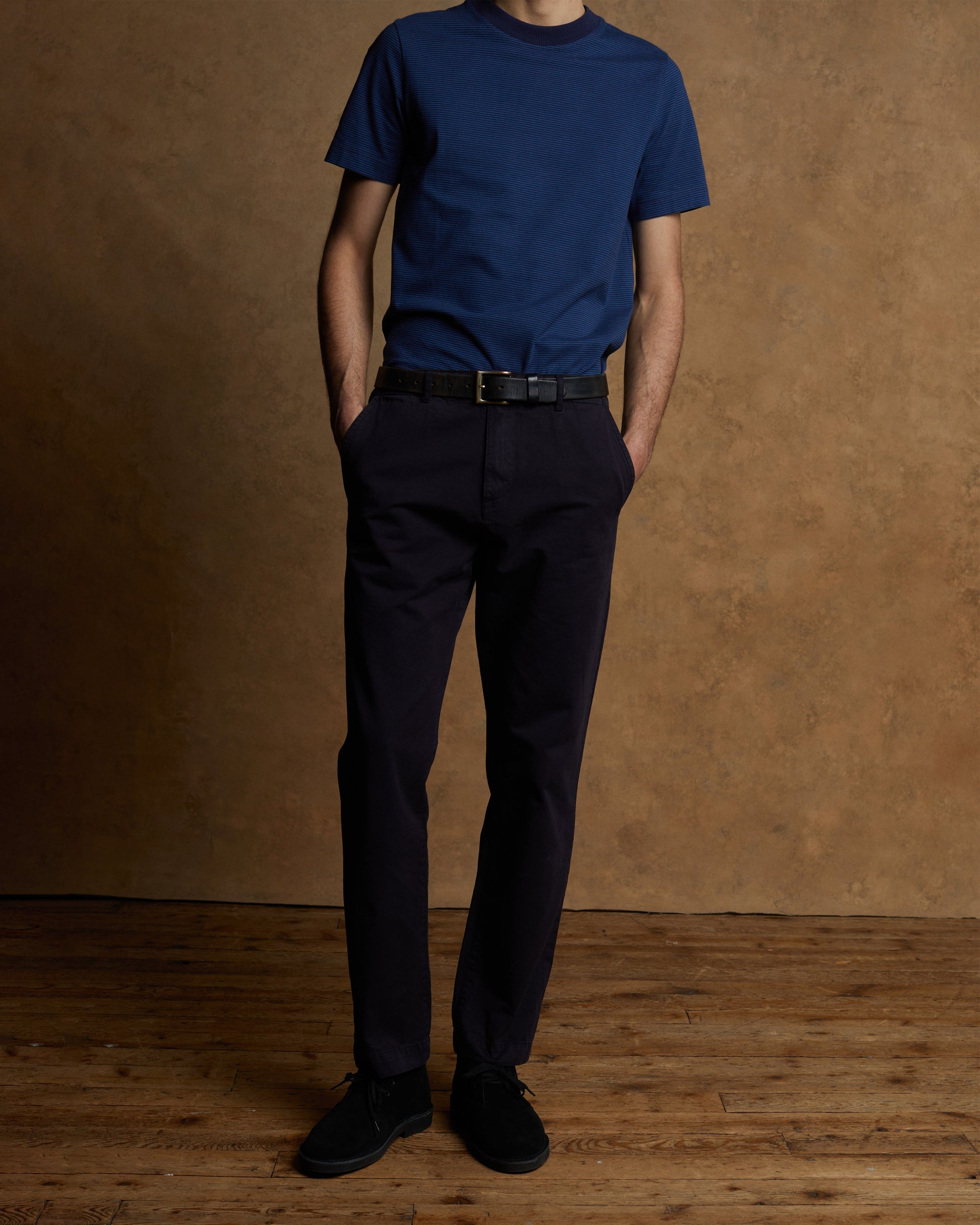 CLARENCE Chino Pants - Dark Navy