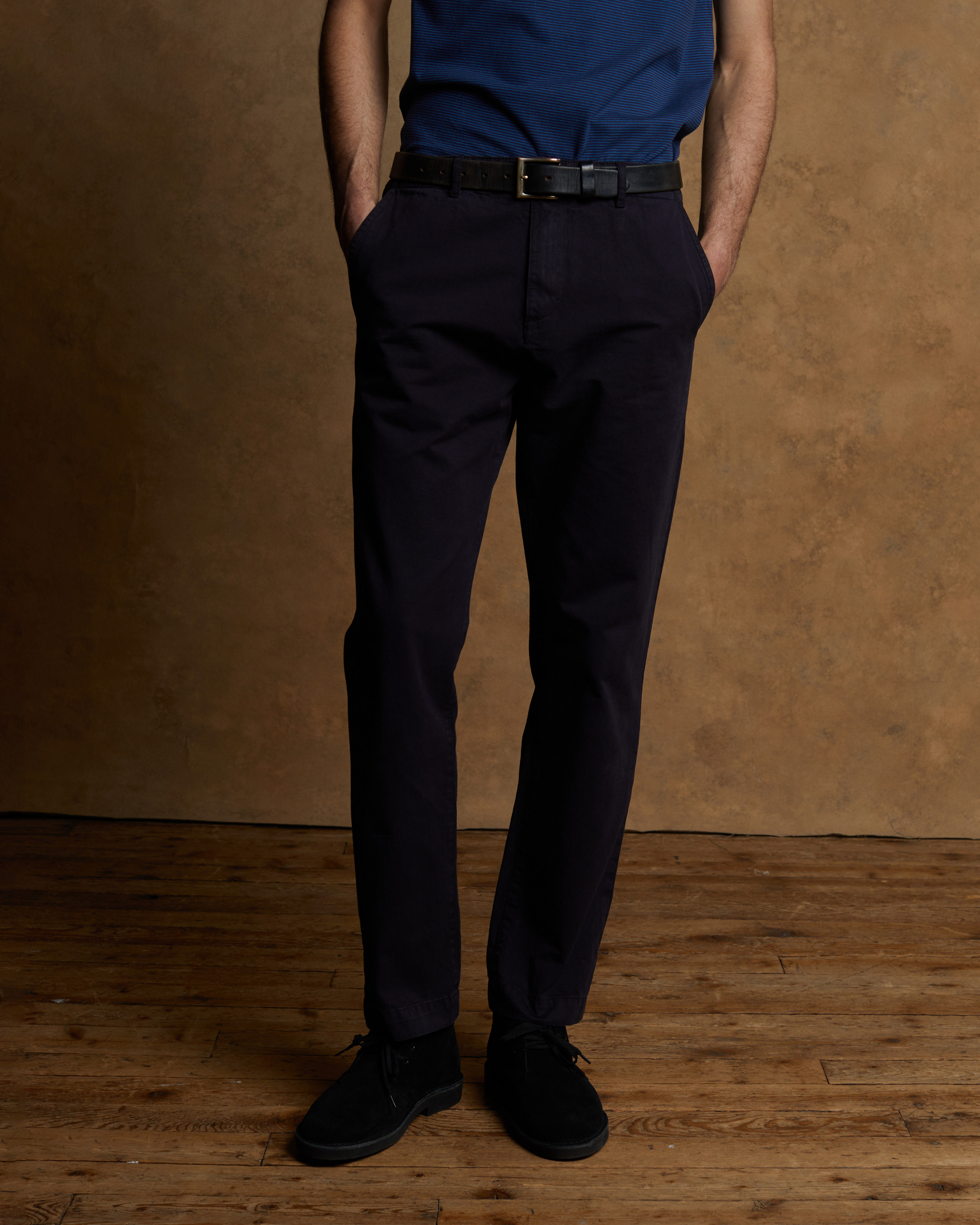 CLARENCE Chino Pants - Dark Navy