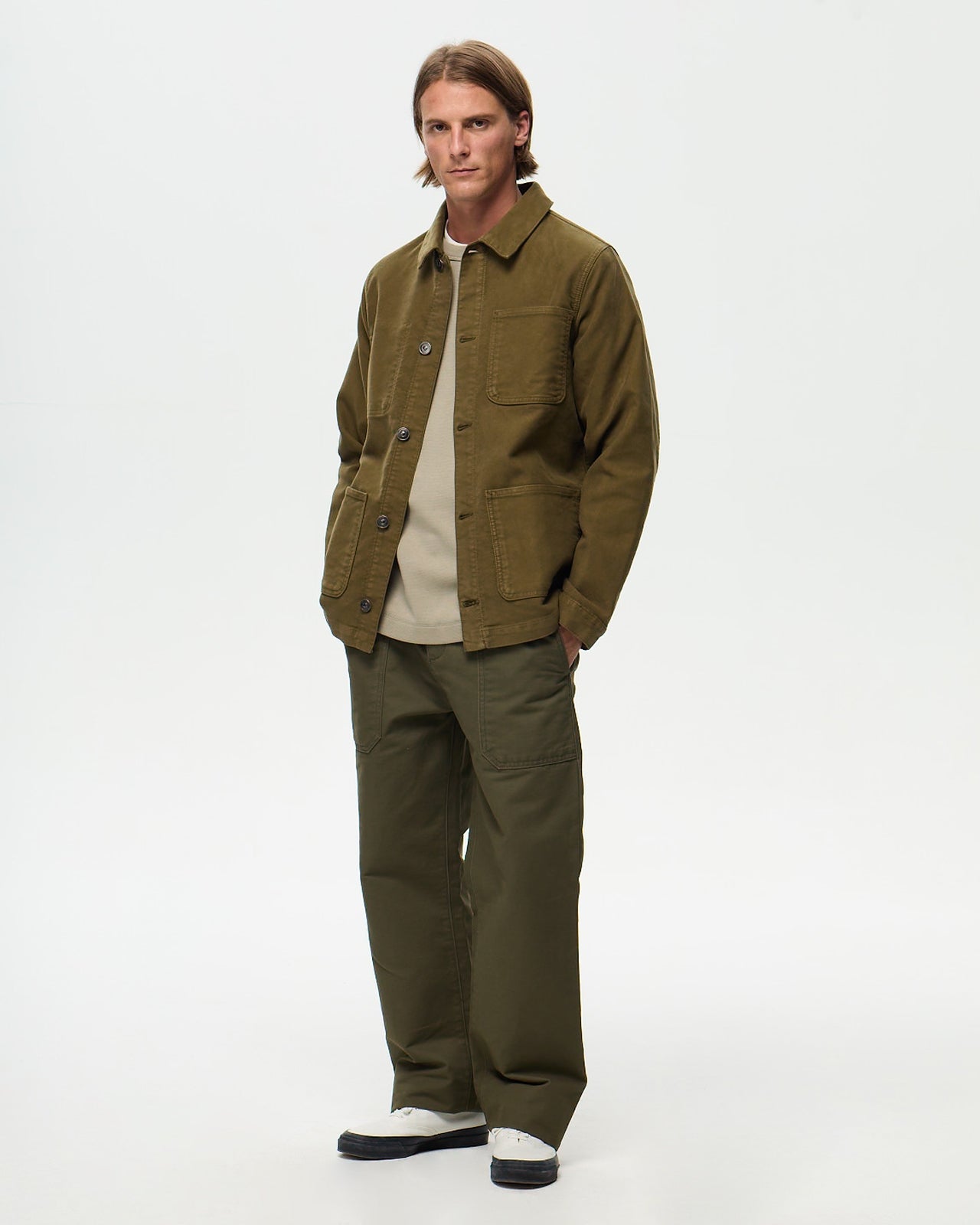 CLAUDEL Painter's Jacket – Jeep Green