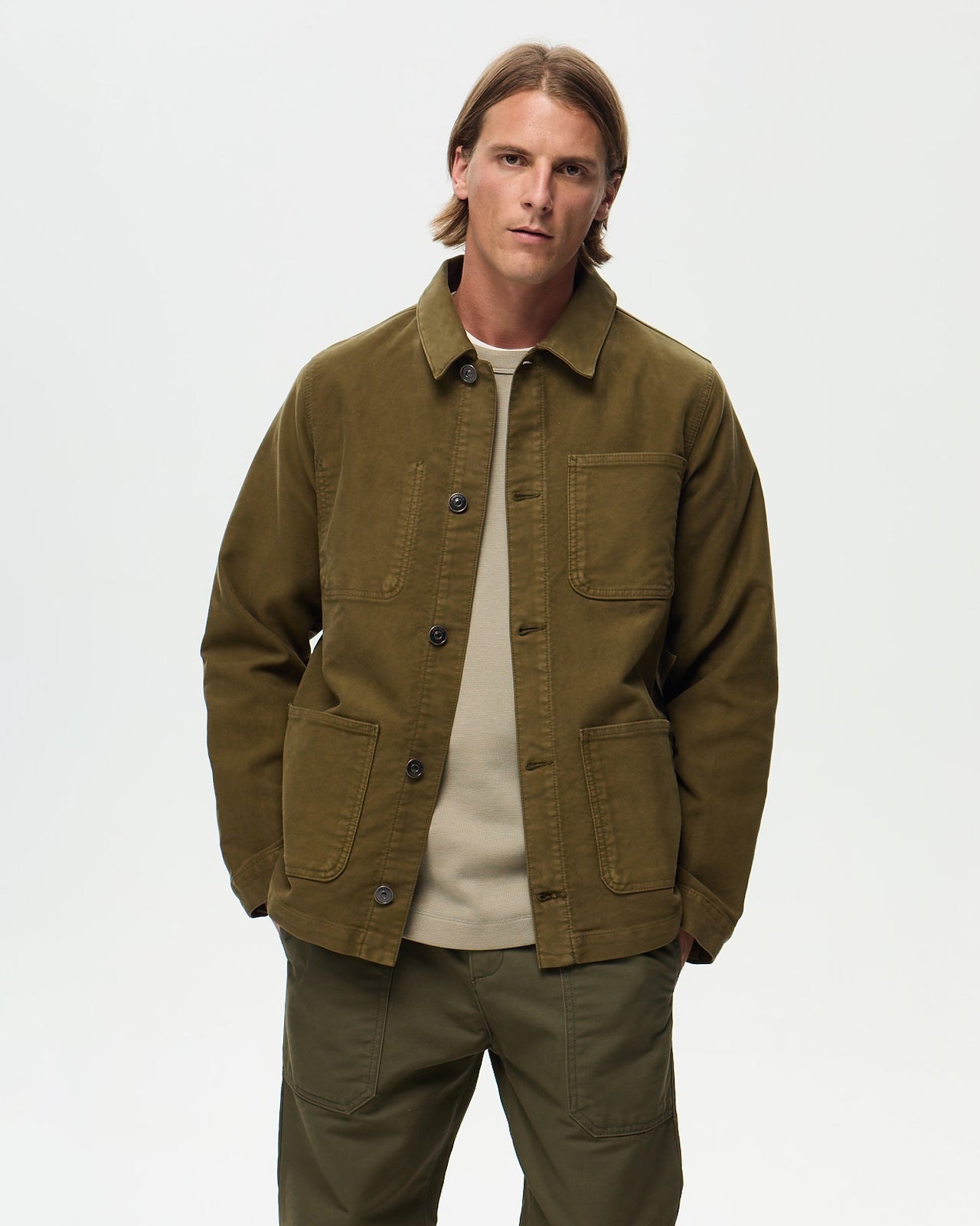 CLAUDEL Painter's Jacket – Jeep Green