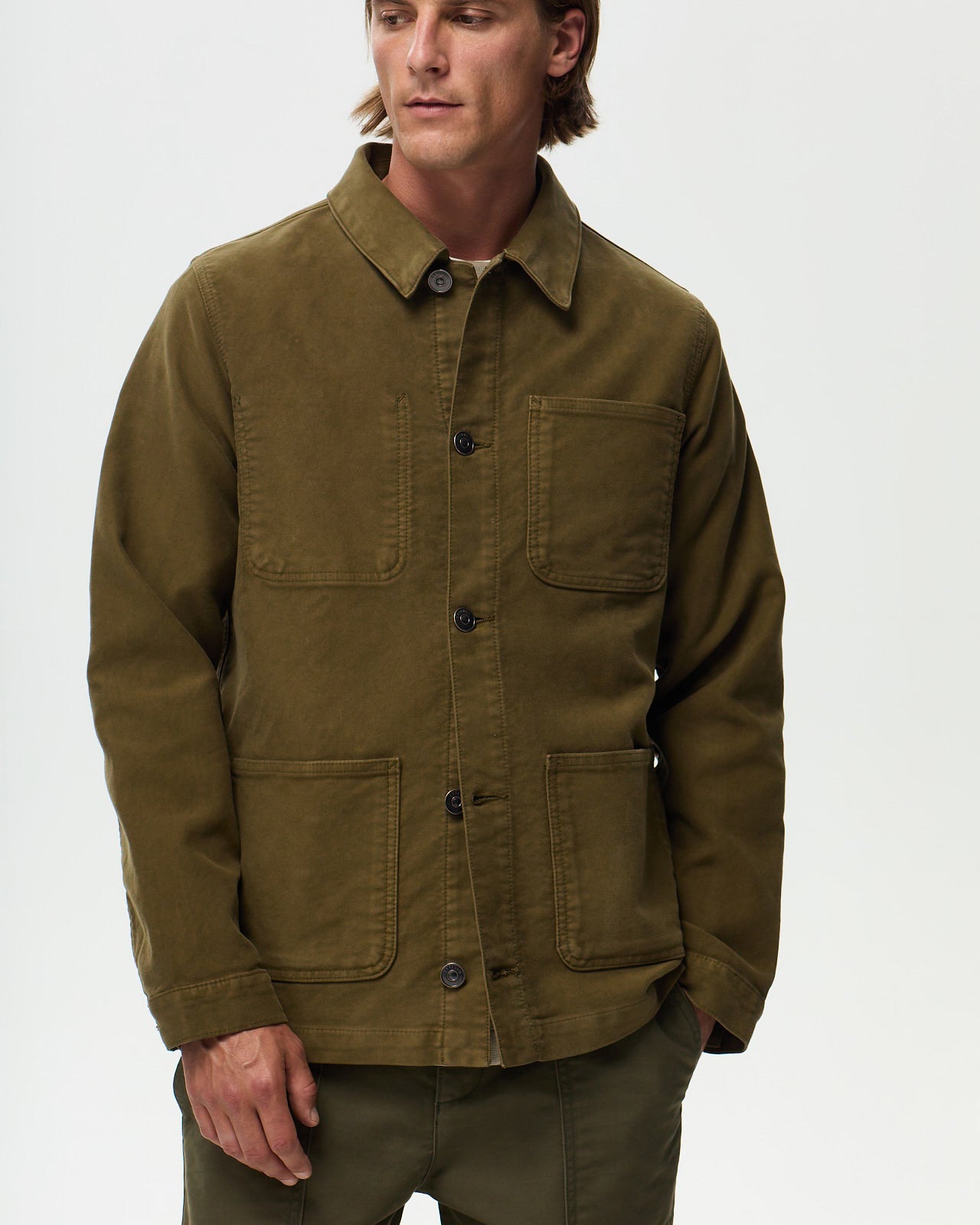 CLAUDEL Painter's Jacket – Jeep Green