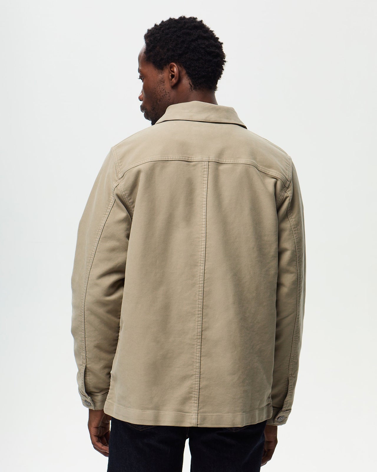 CLAUDEL Painter's Jacket – Ash Beige
