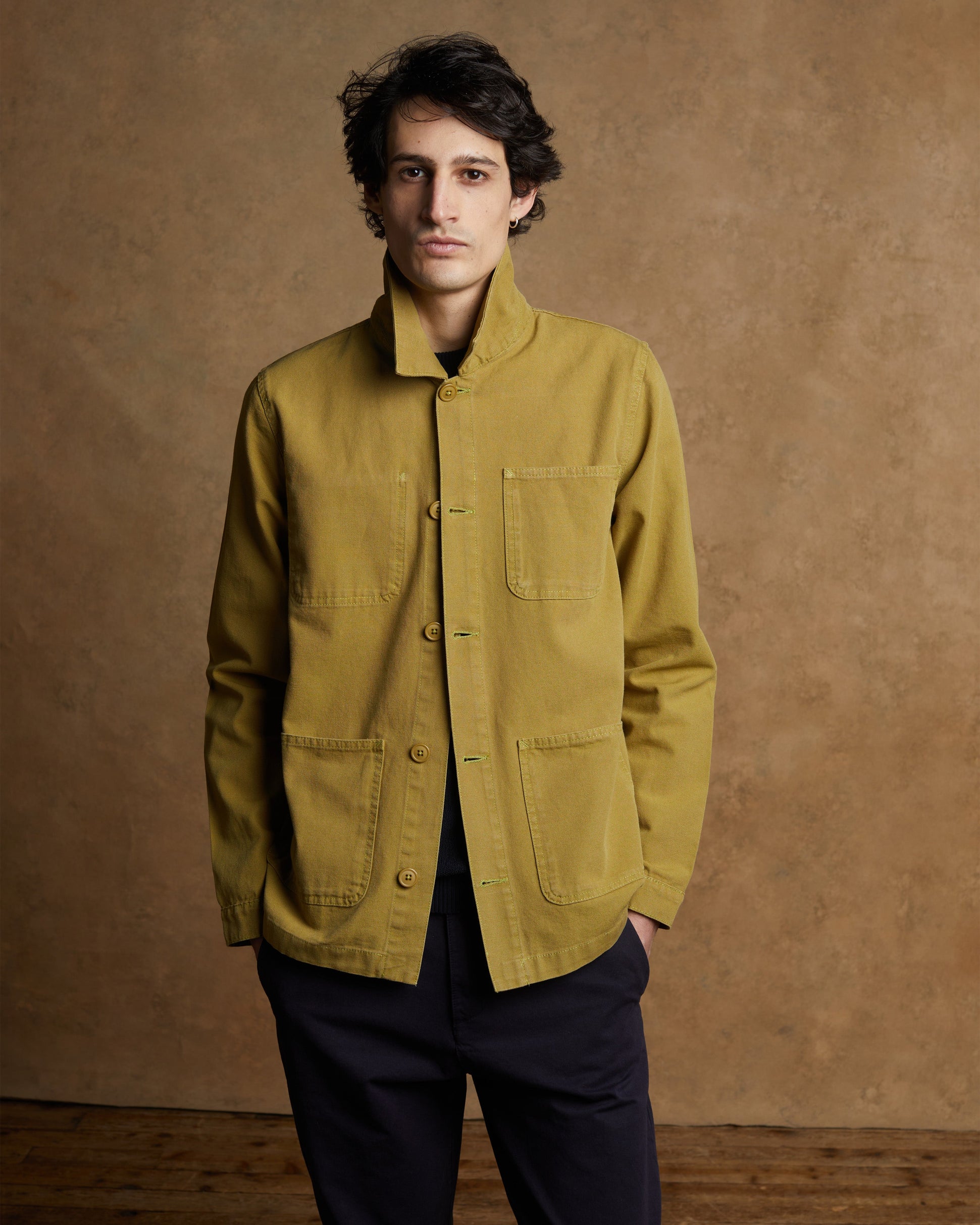 DELAUNAY Painter's Jacket - Olive