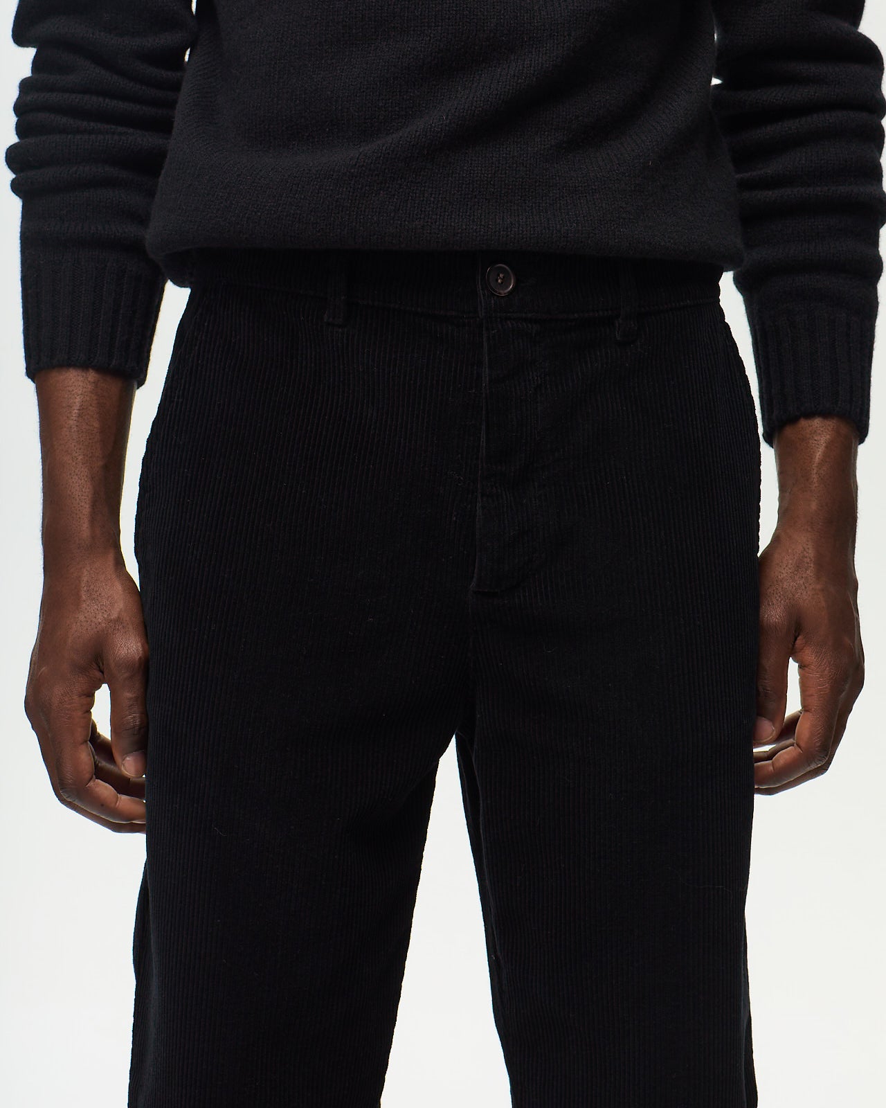 EMERSON Corduroy Chino – Kohl Black