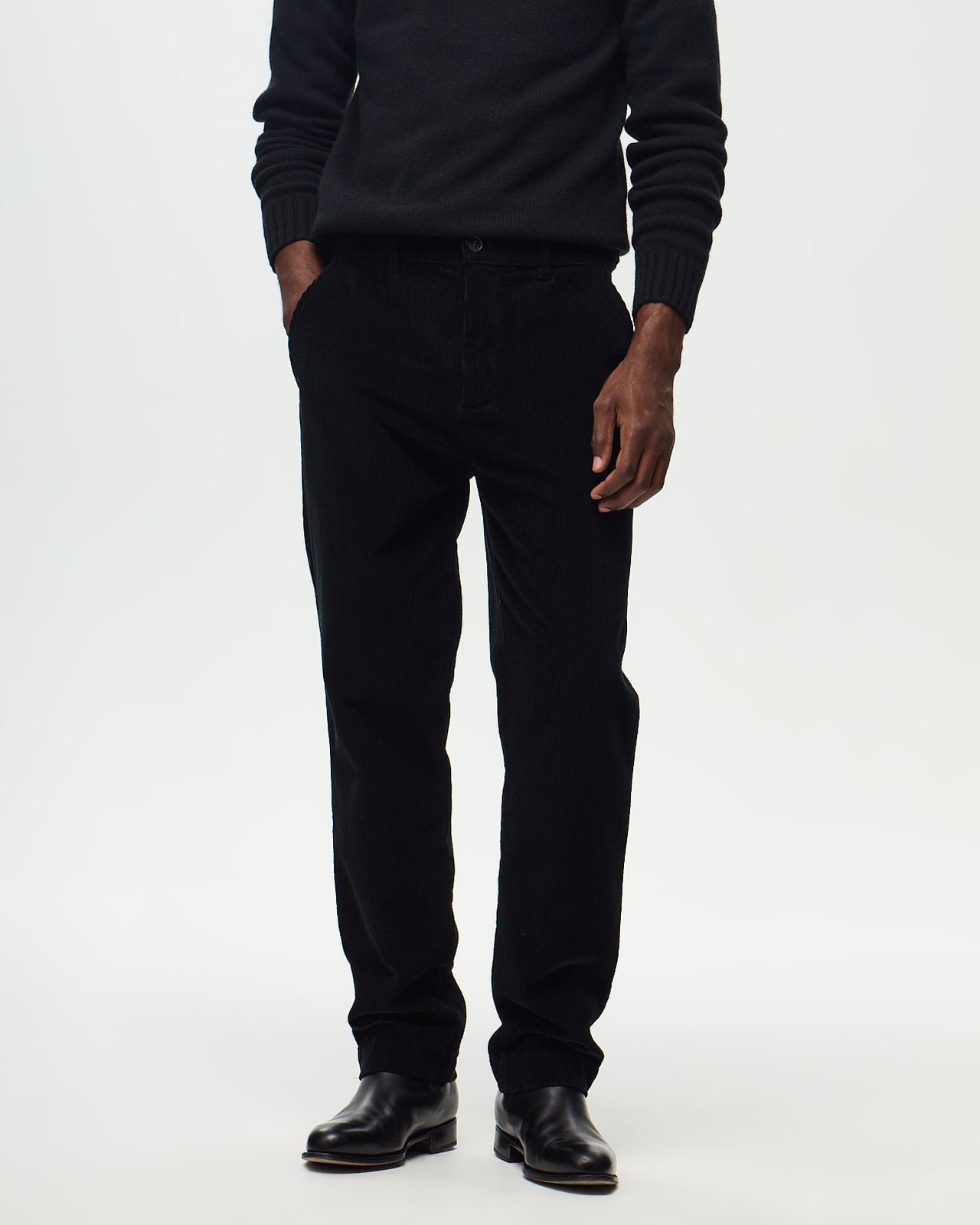 EMERSON Corduroy Chino – Kohl Black