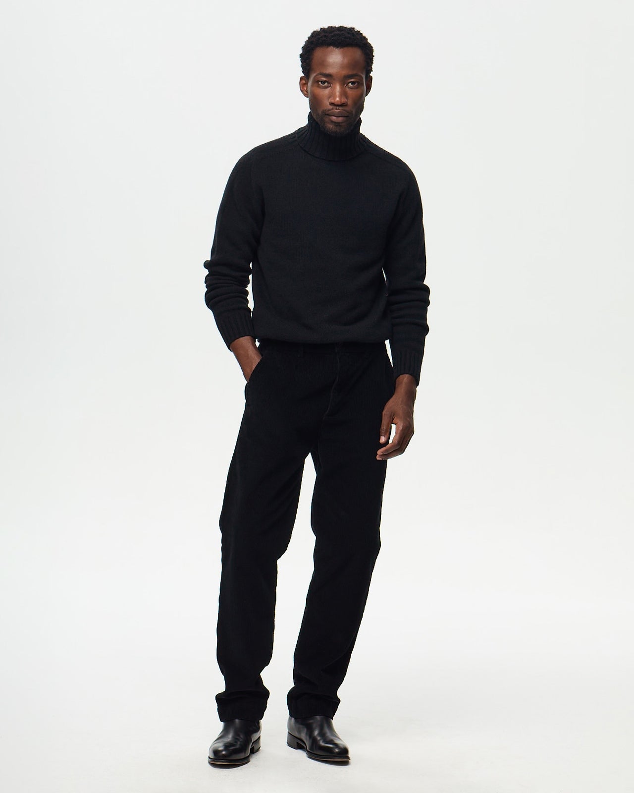 EMERSON Corduroy Chino – Kohl Black