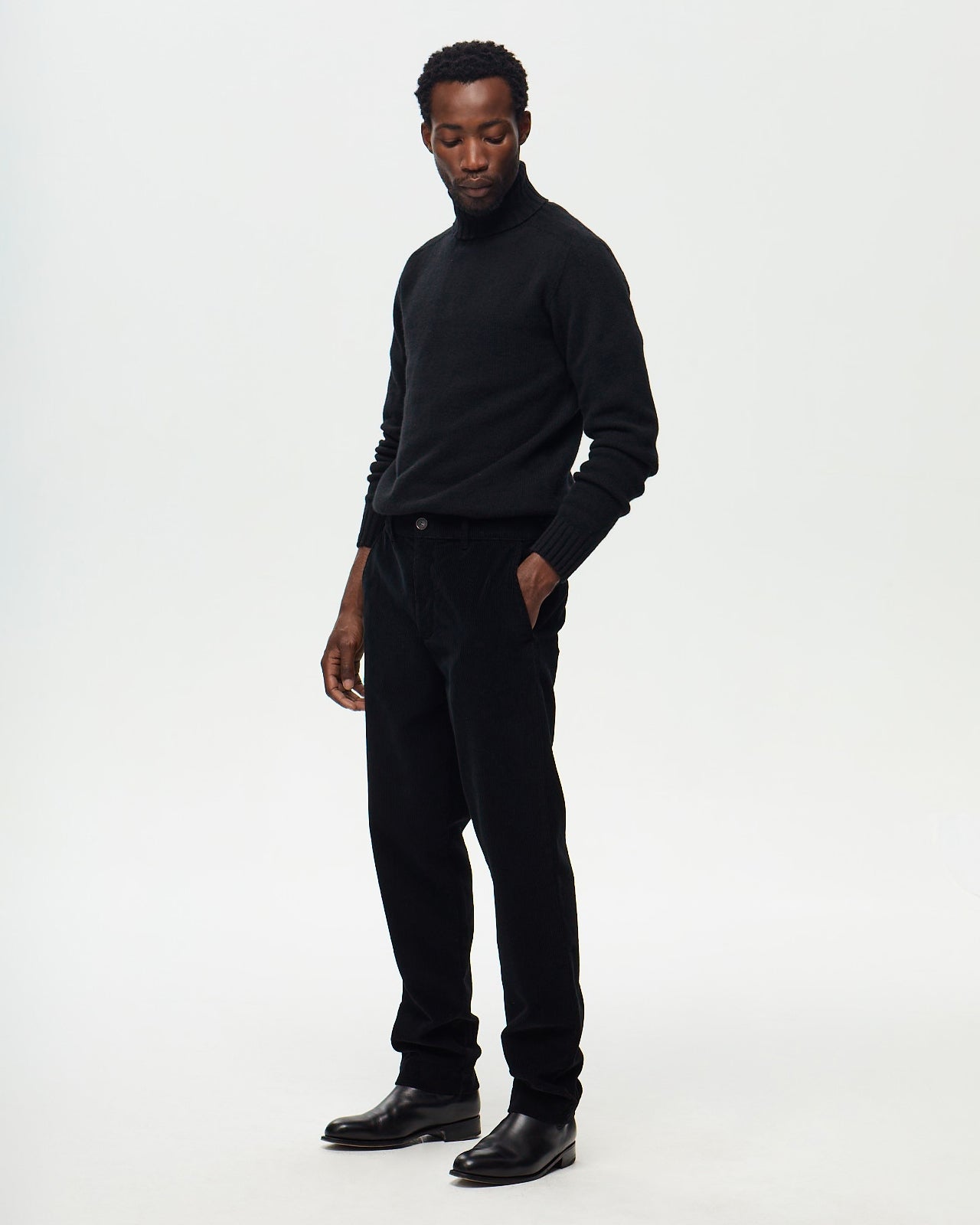 EMERSON Corduroy Chino – Kohl Black