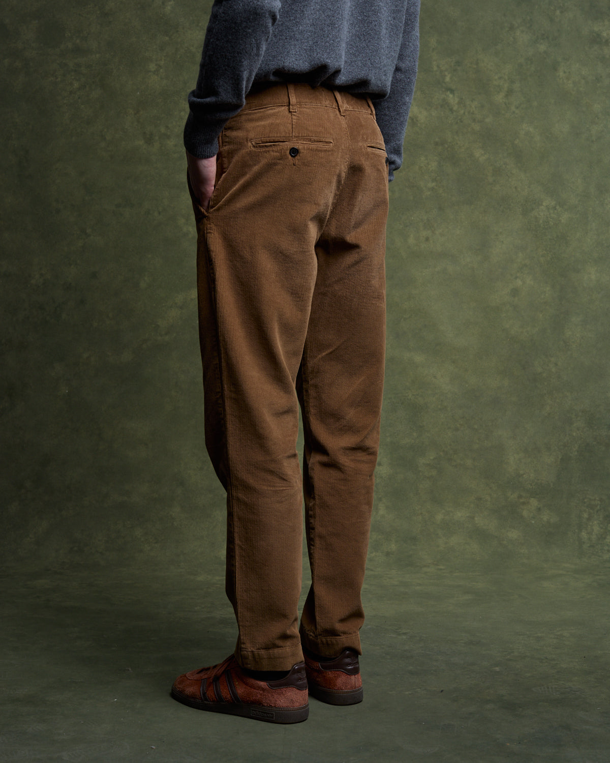 EMERSON Velvet Chino - Camel