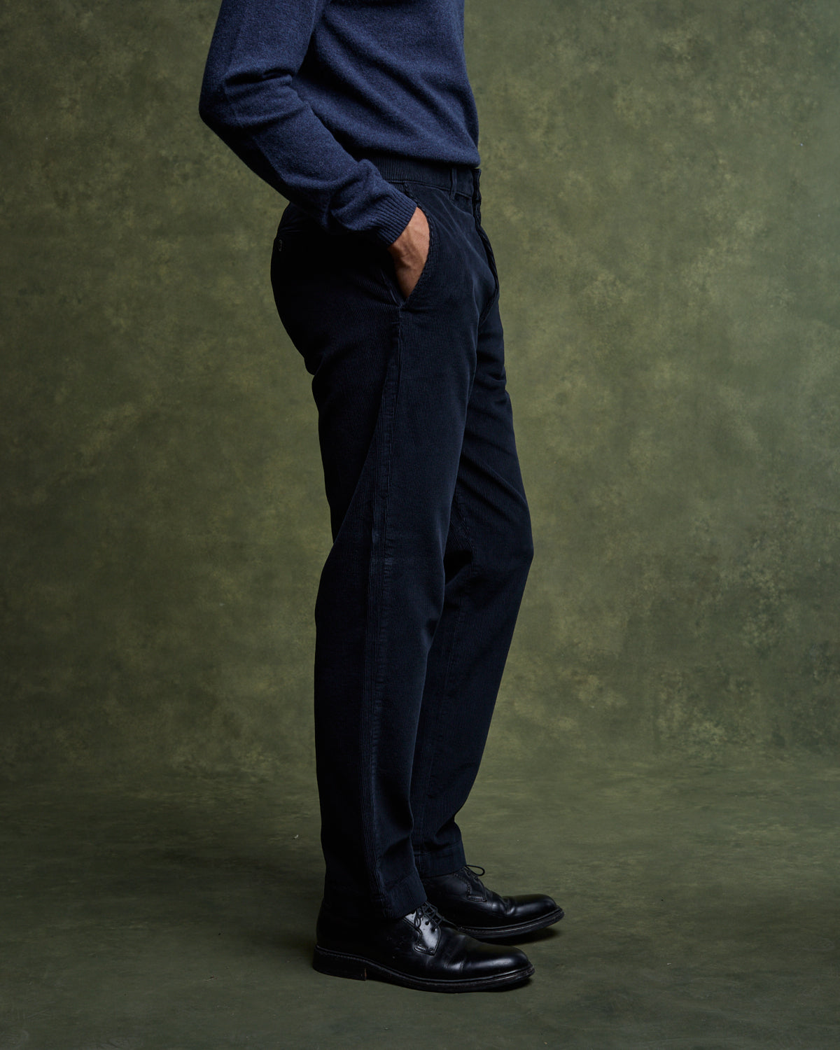 EMERSON Velvet Chino - Navy