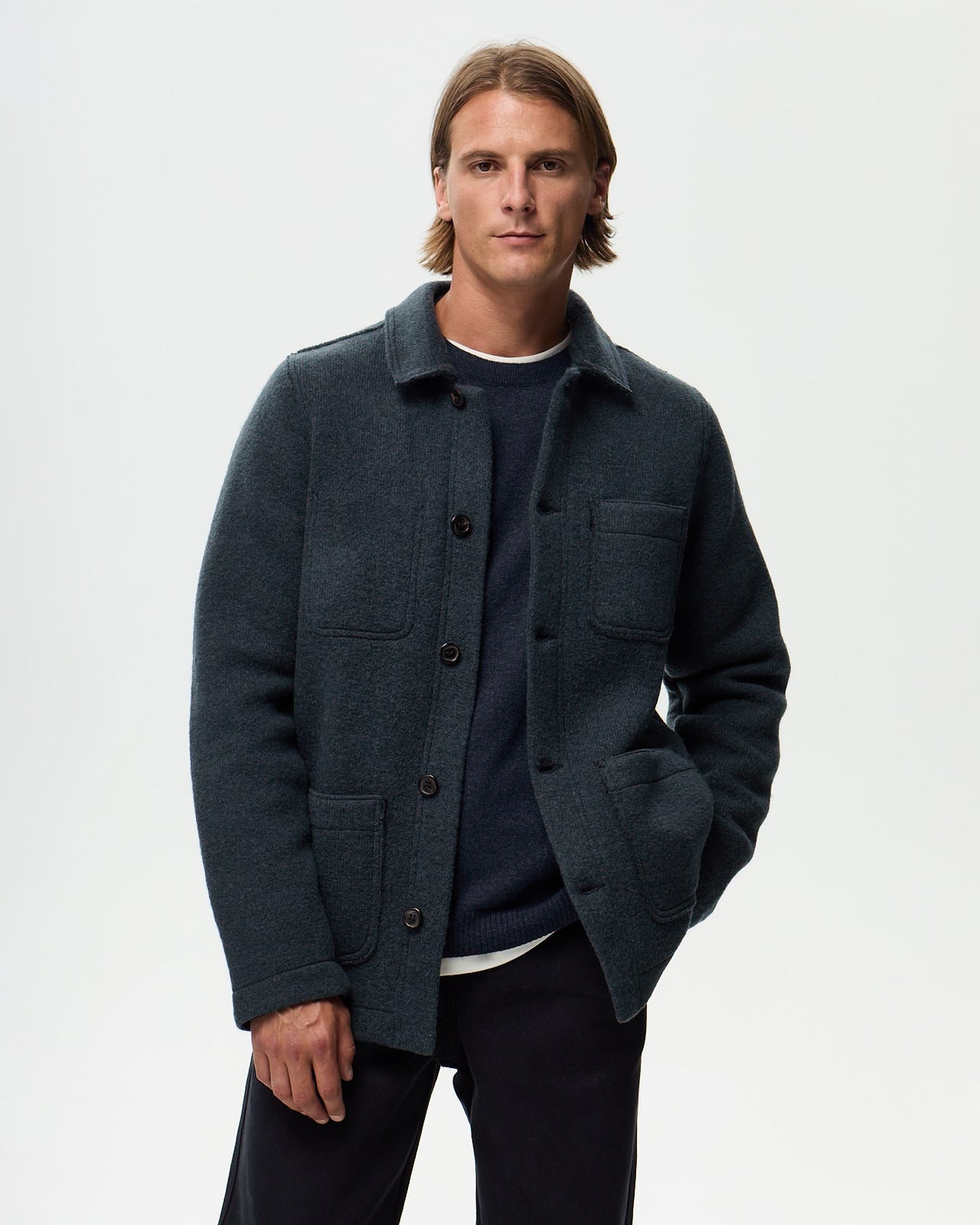 ERNST Painter's Jacket – Storm Blue