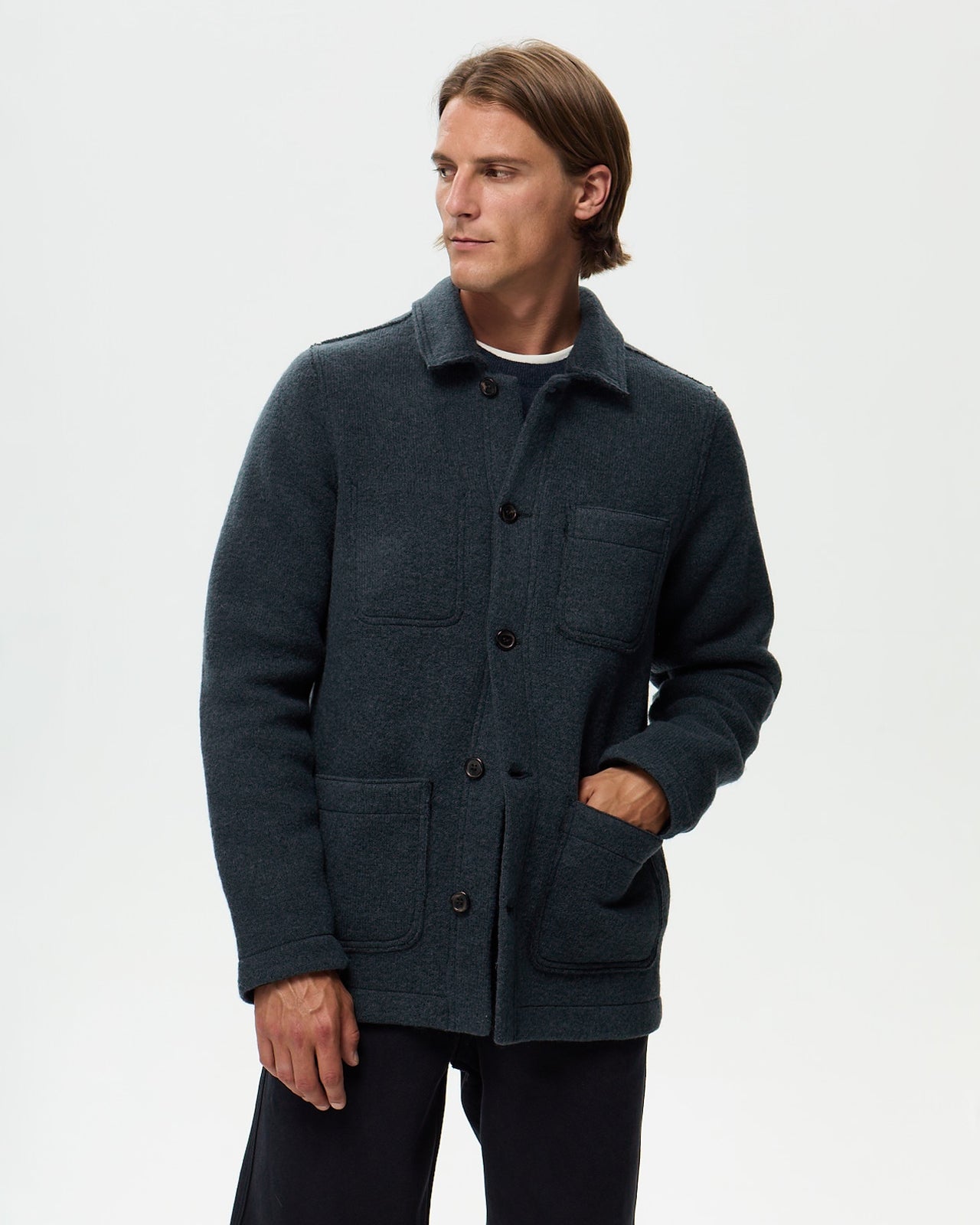 ERNST Painter's Jacket – Storm Blue