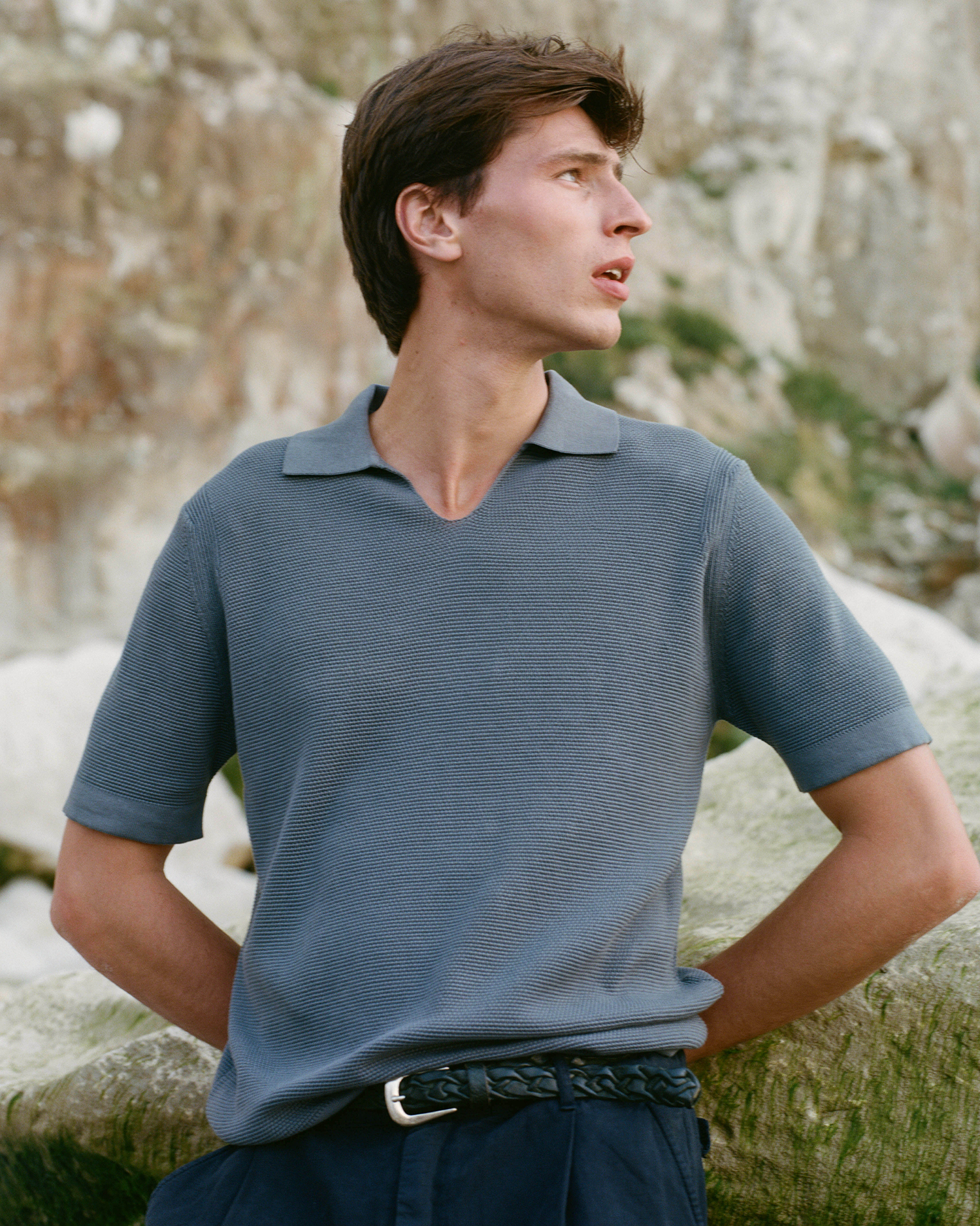 HERODE Polo - Lead Grey