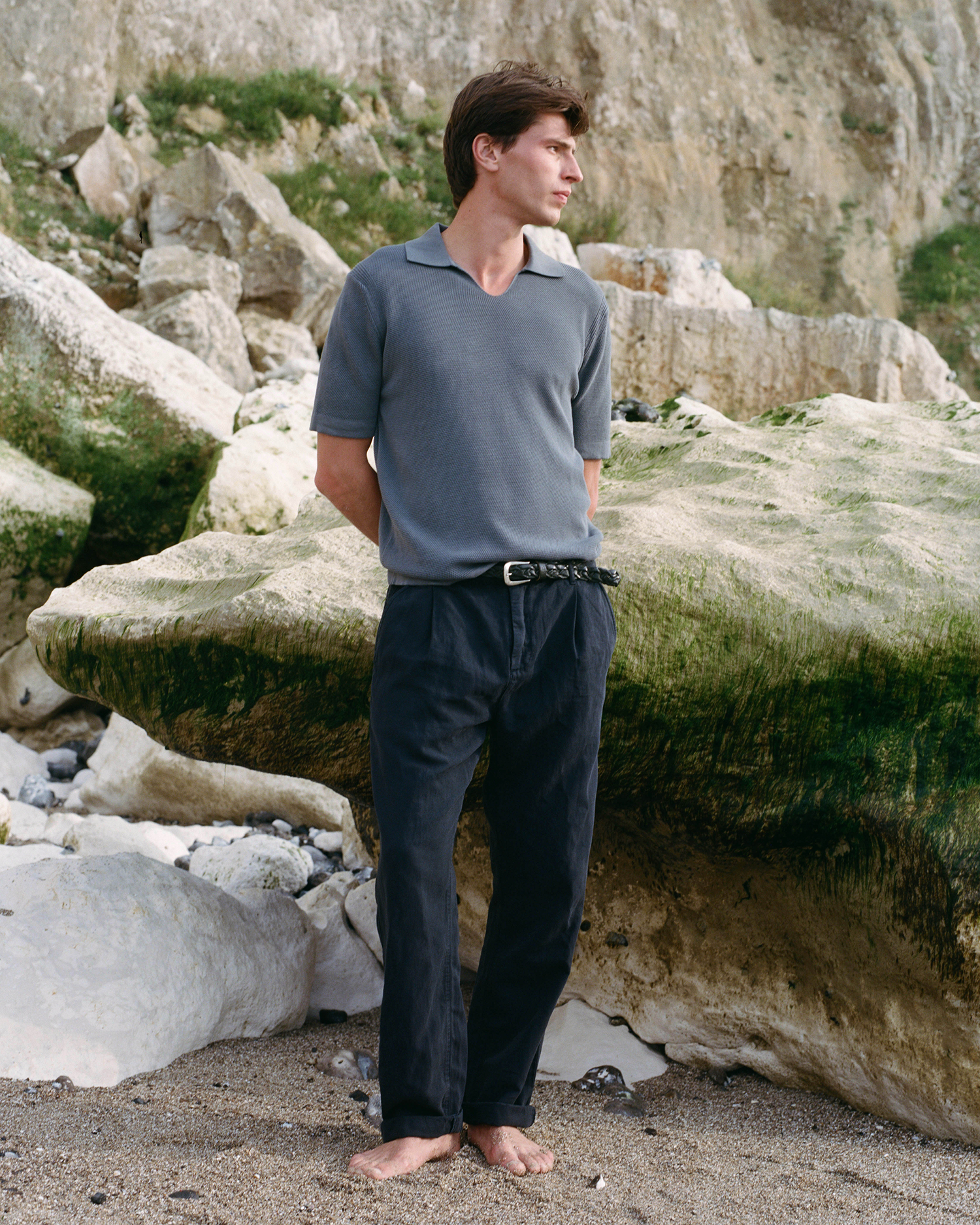 HERODE Polo - Lead Grey