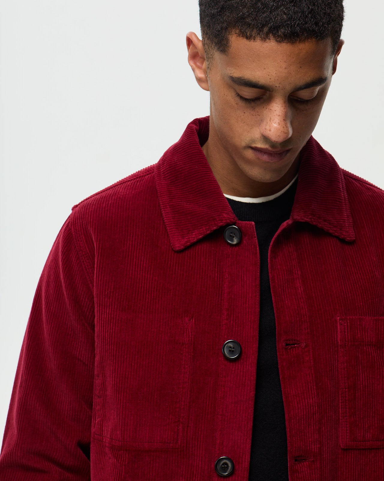 ESTEVE Painter's Jacket – Cardinal Red