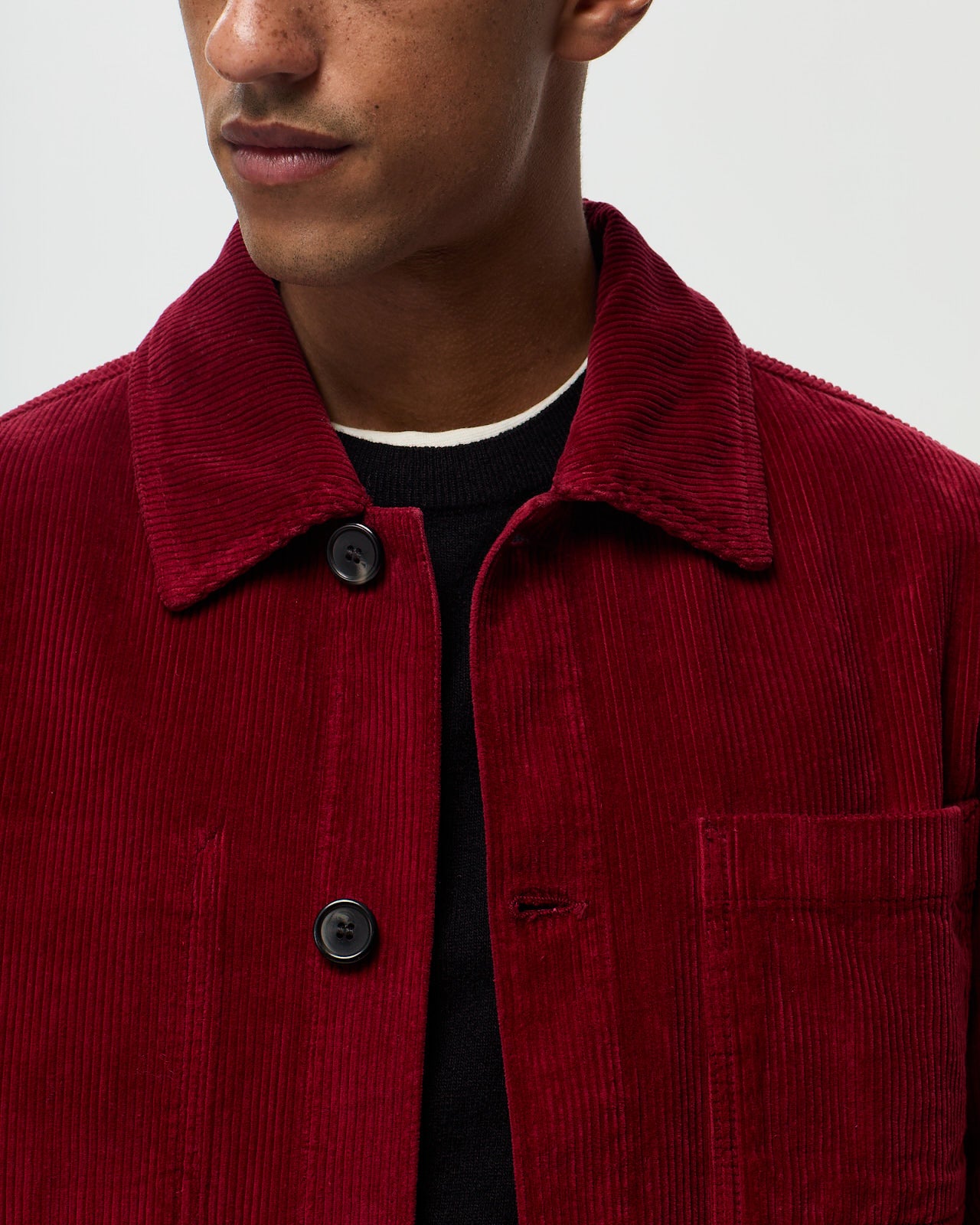ESTEVE Painter's Jacket – Cardinal Red