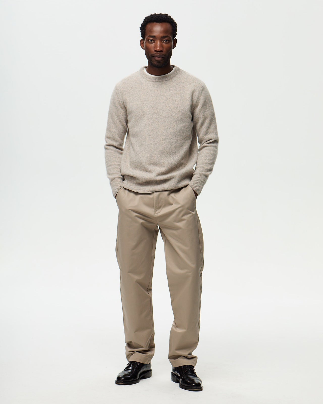 FABIO Sweater - Ash Beige
