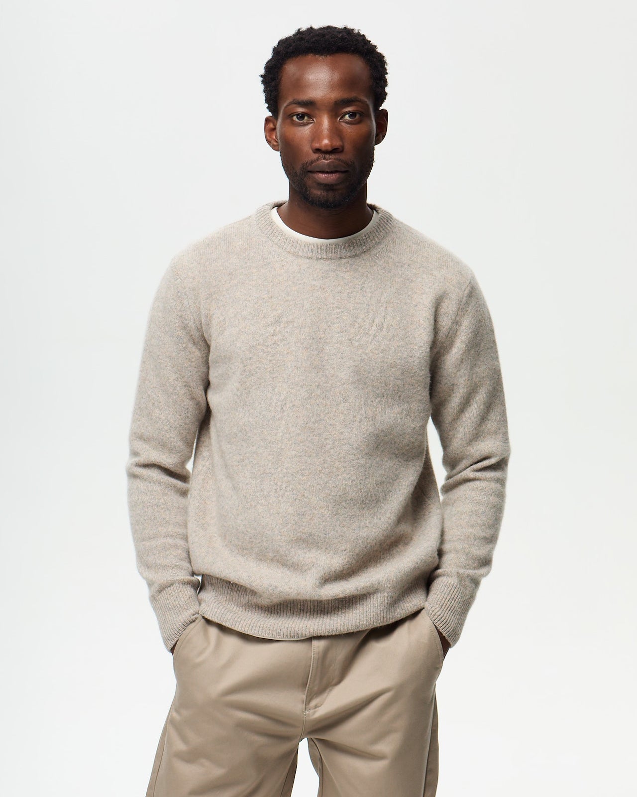 FABIO Sweater - Ash Beige