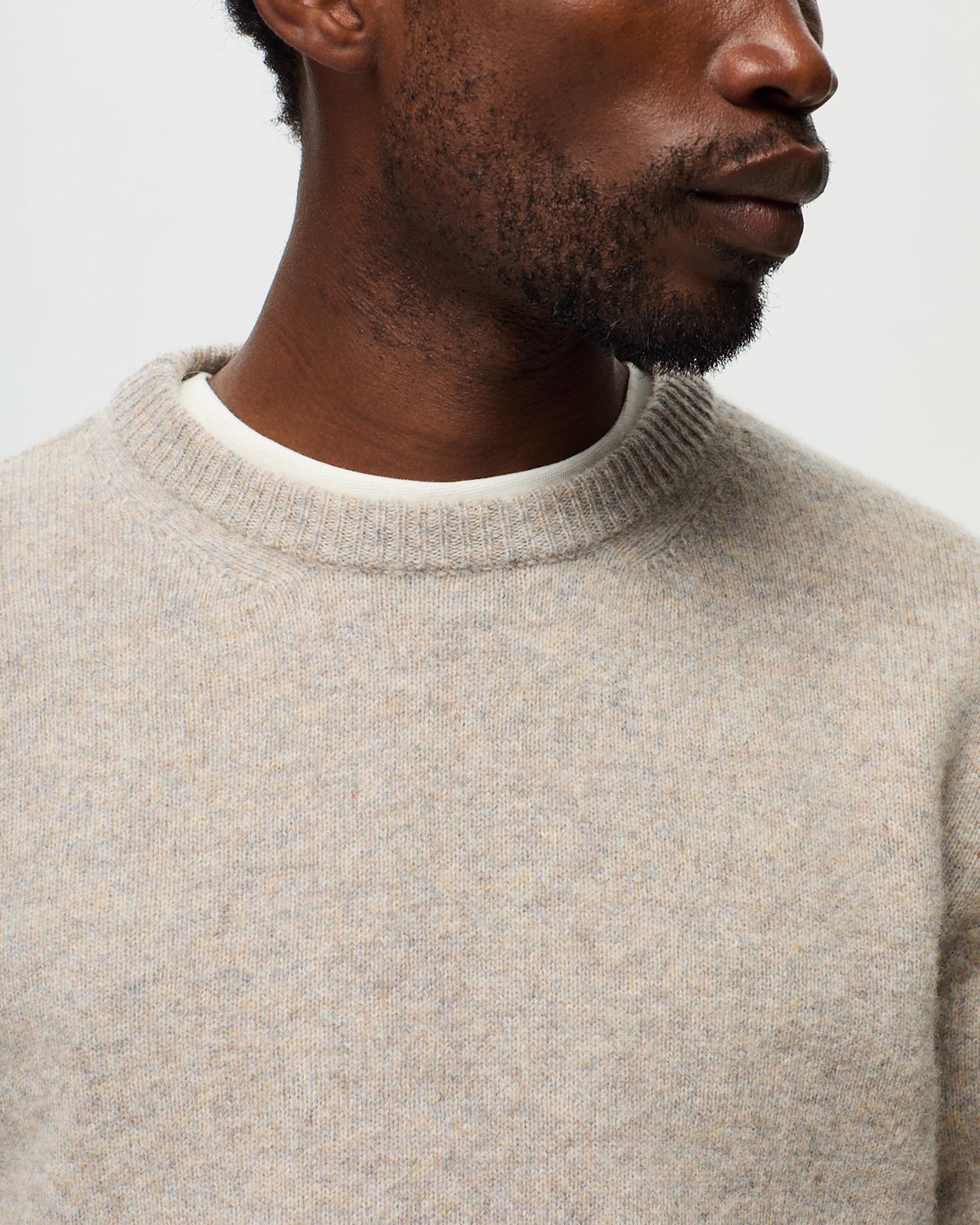FABIO Sweater - Ash Beige