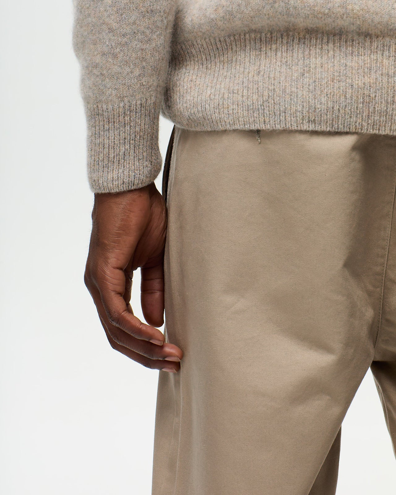 FABIO Sweater - Ash Beige