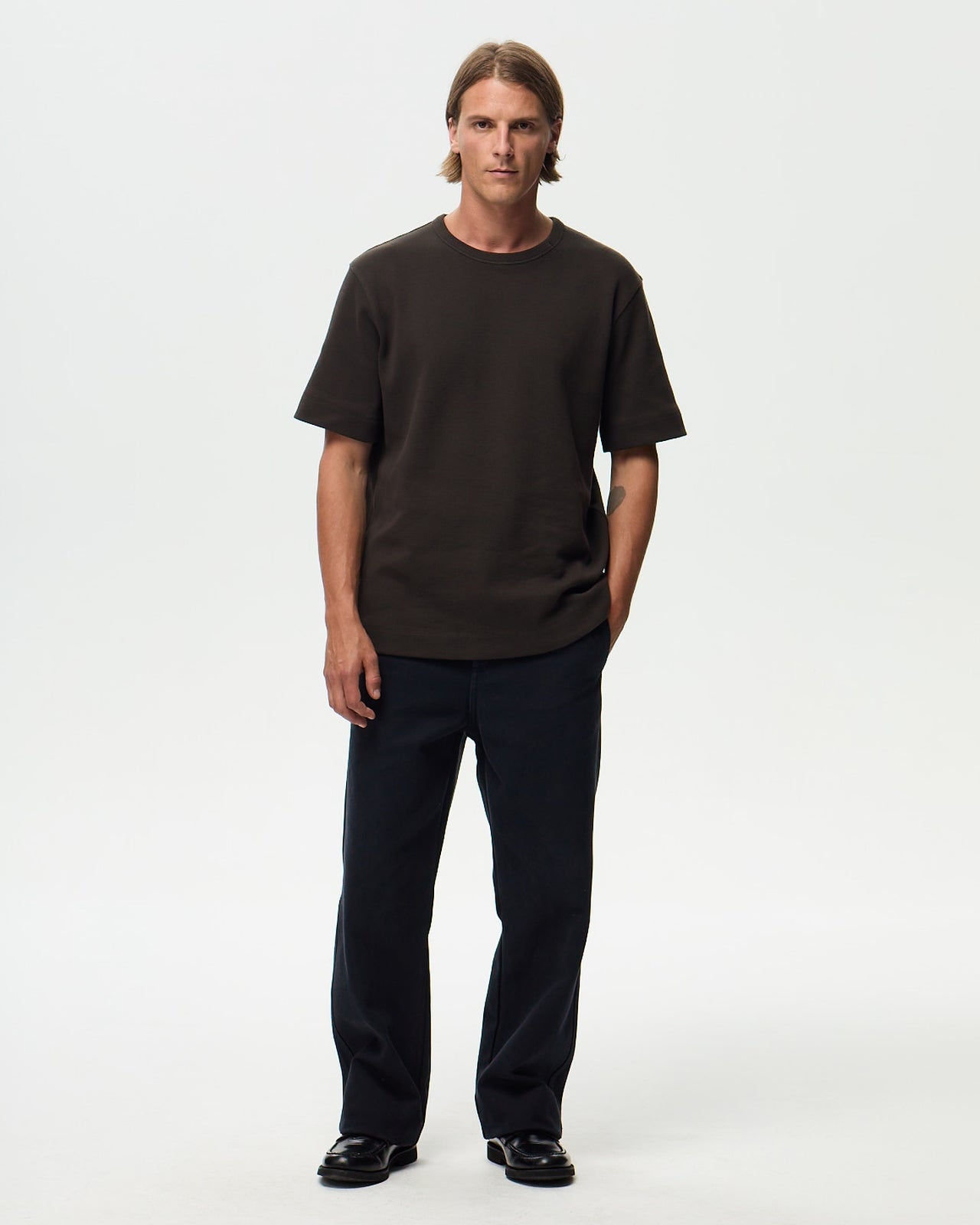 HOLBOX Milano T-shirt - Truffle Brown