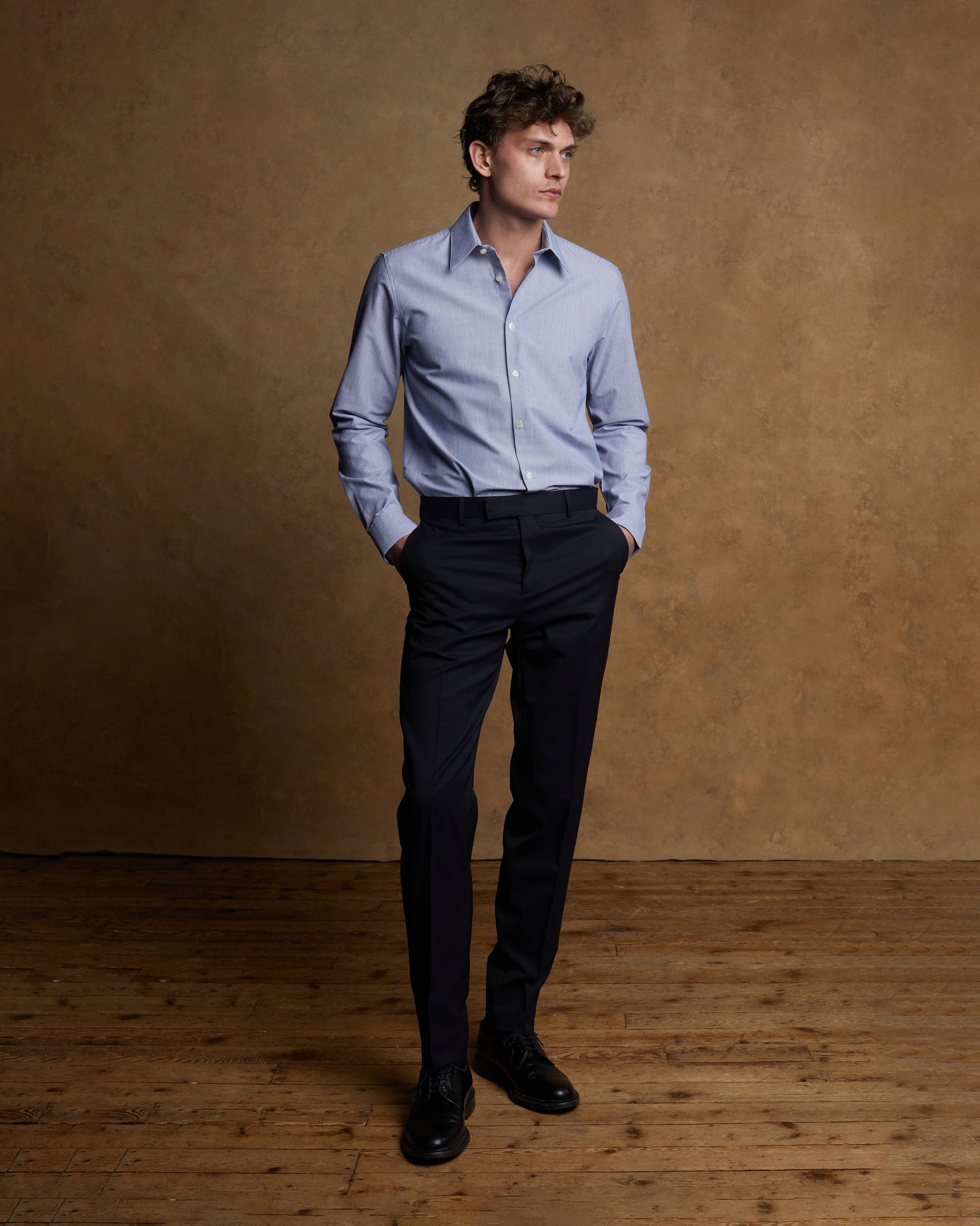 FRANZ Shirt - White/Blue