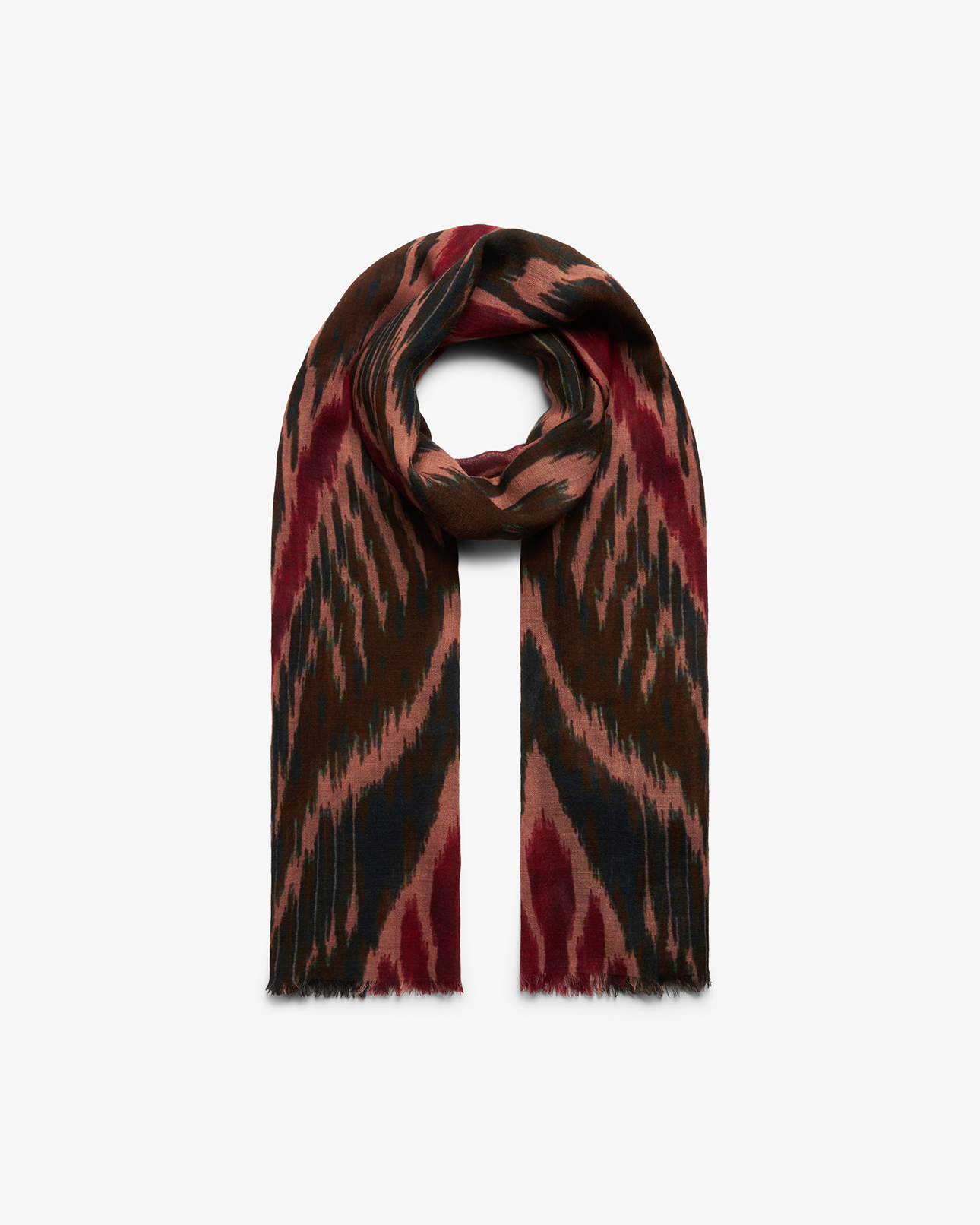COOLCAT Scarf – Brown/Red